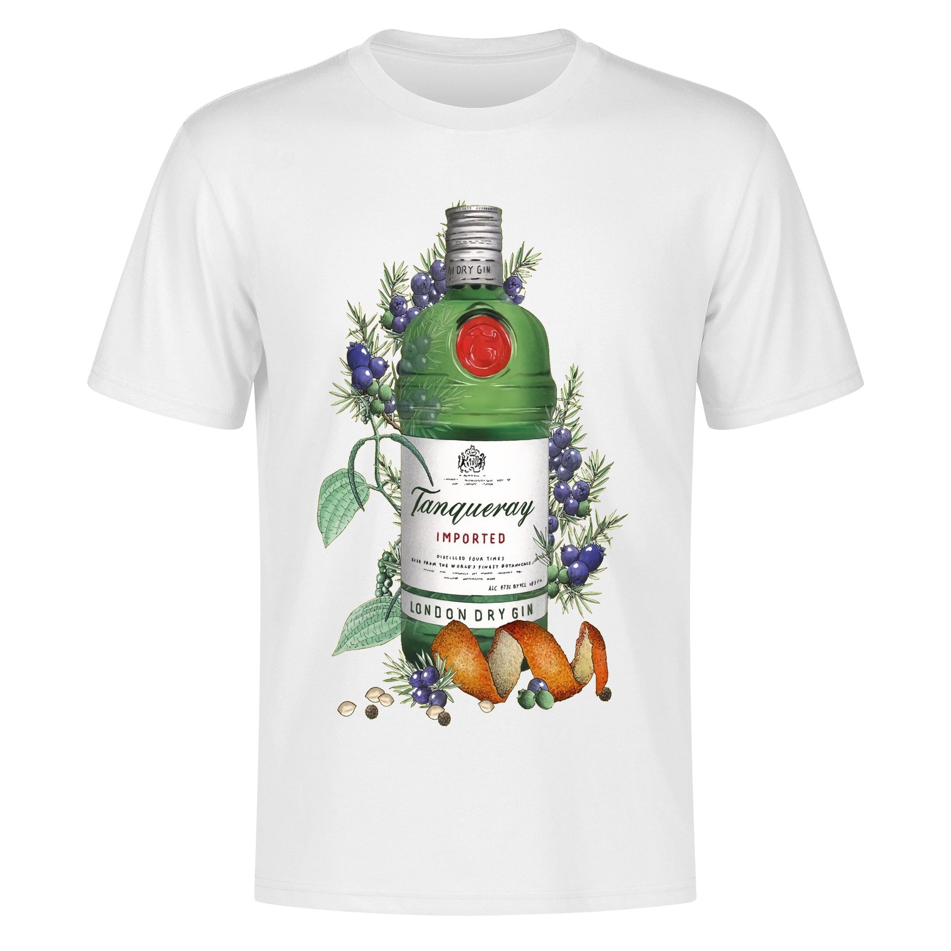 T-Shirt Gin Beefeater floral art DrinkandArt