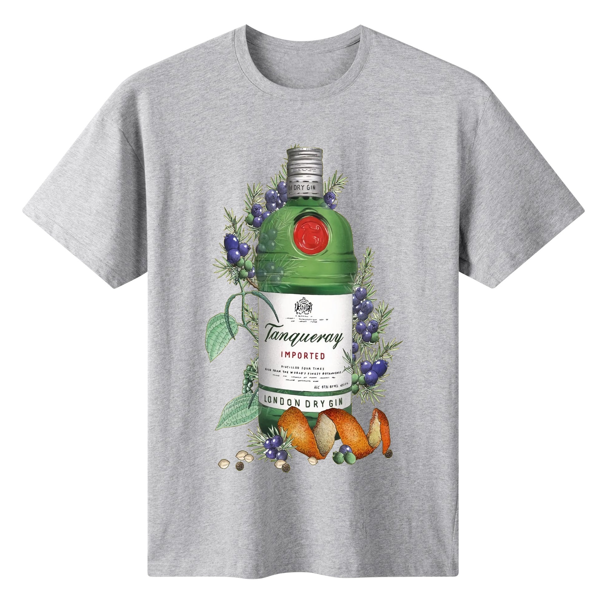 T-Shirt Gin Beefeater floral art DrinkandArt