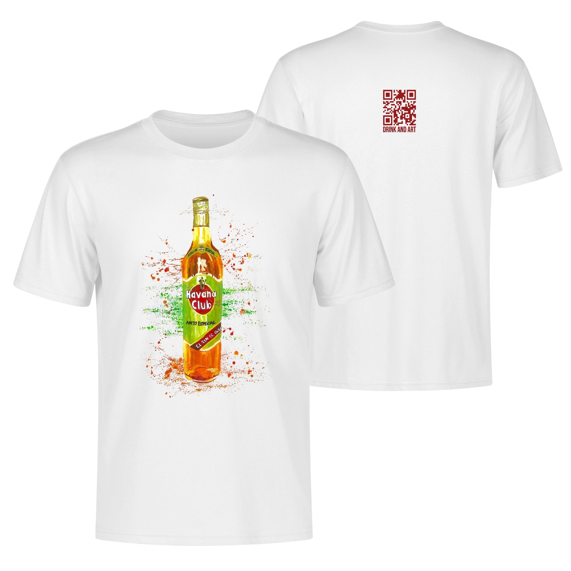 T-Shirt Havana Club watercolor DrinkandArt