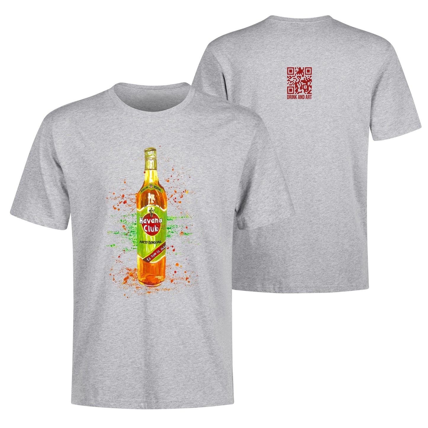 T-Shirt Havana Club watercolor DrinkandArt