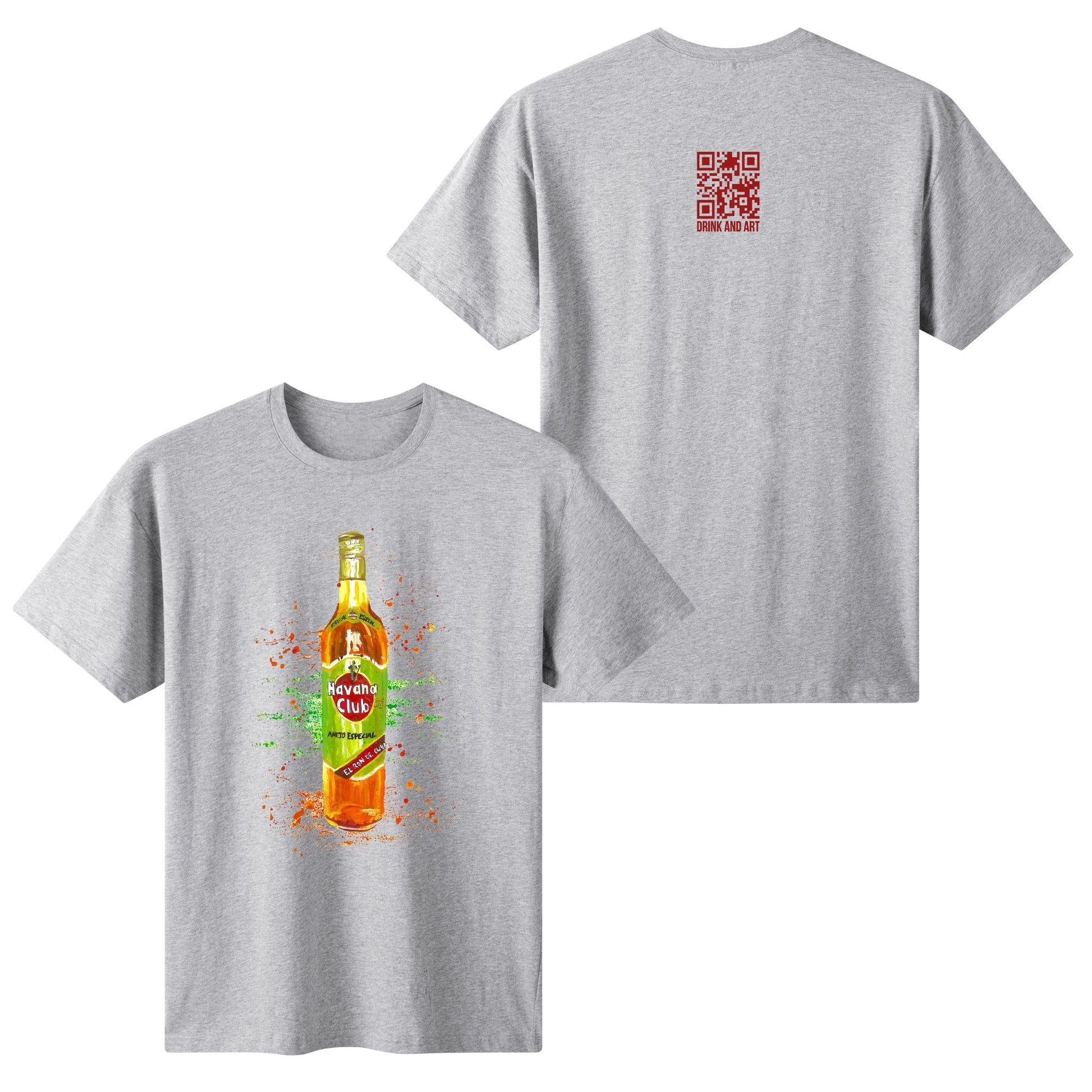 T-Shirt Havana Club watercolor DrinkandArt