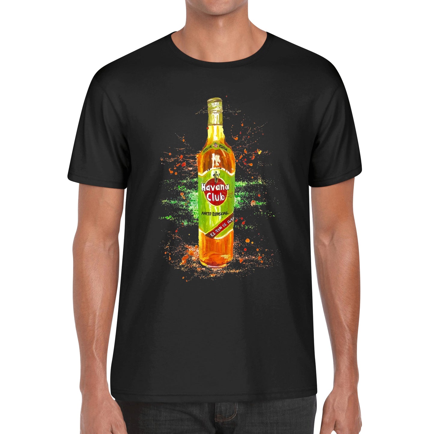 T-Shirt Havana Club watercolor DrinkandArt