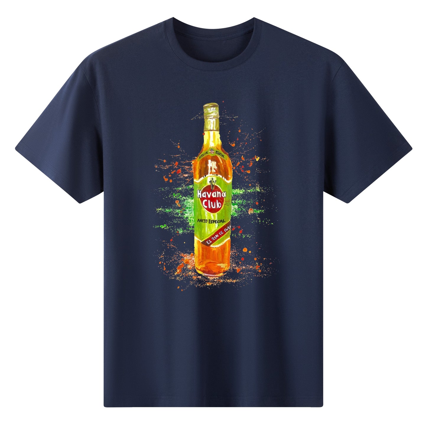 T-Shirt Havana Club watercolor DrinkandArt