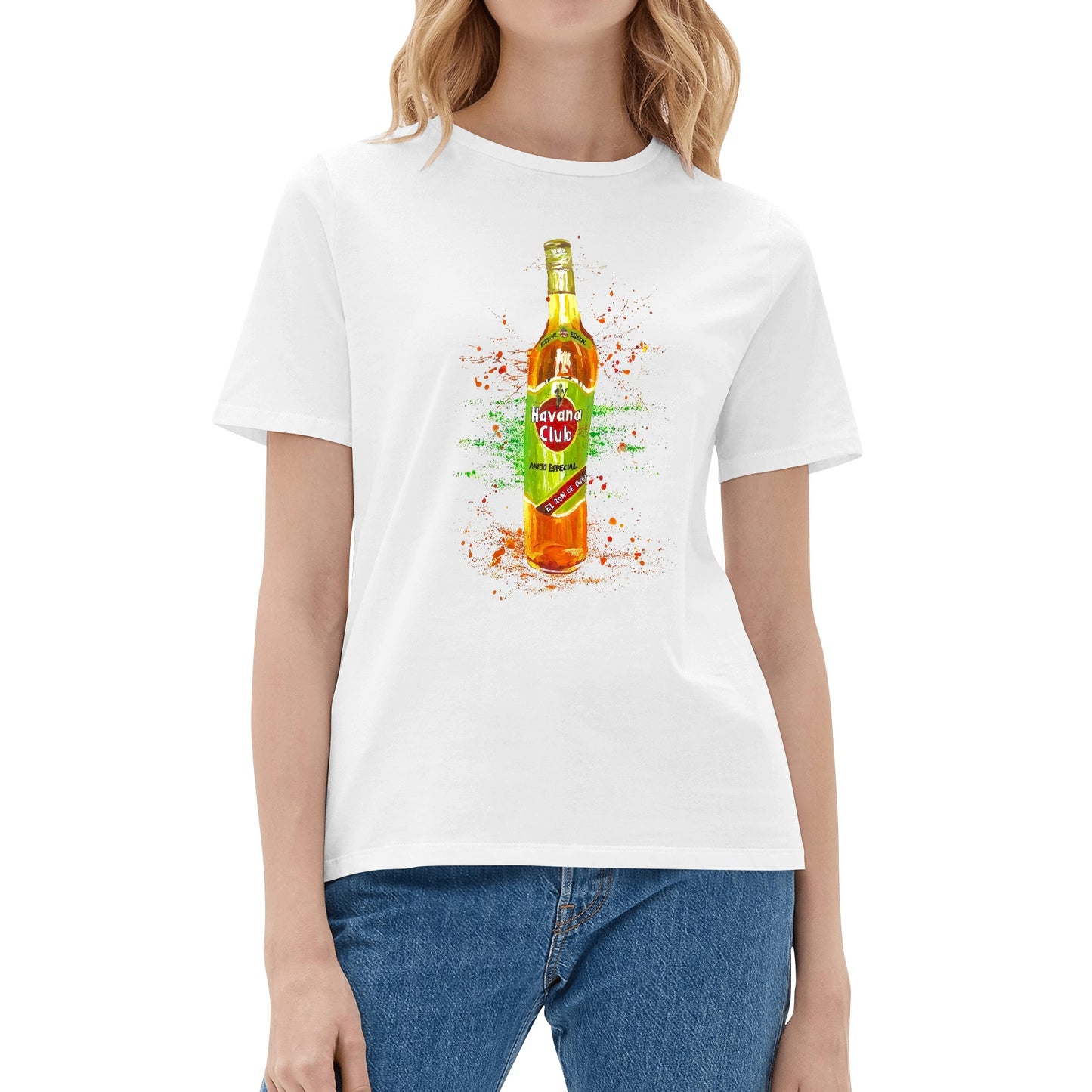 T-Shirt Havana Club watercolor DrinkandArt