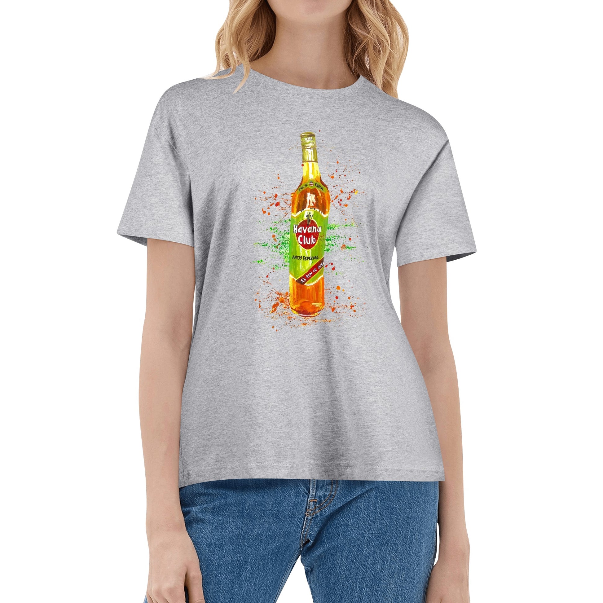 T-Shirt Havana Club watercolor DrinkandArt