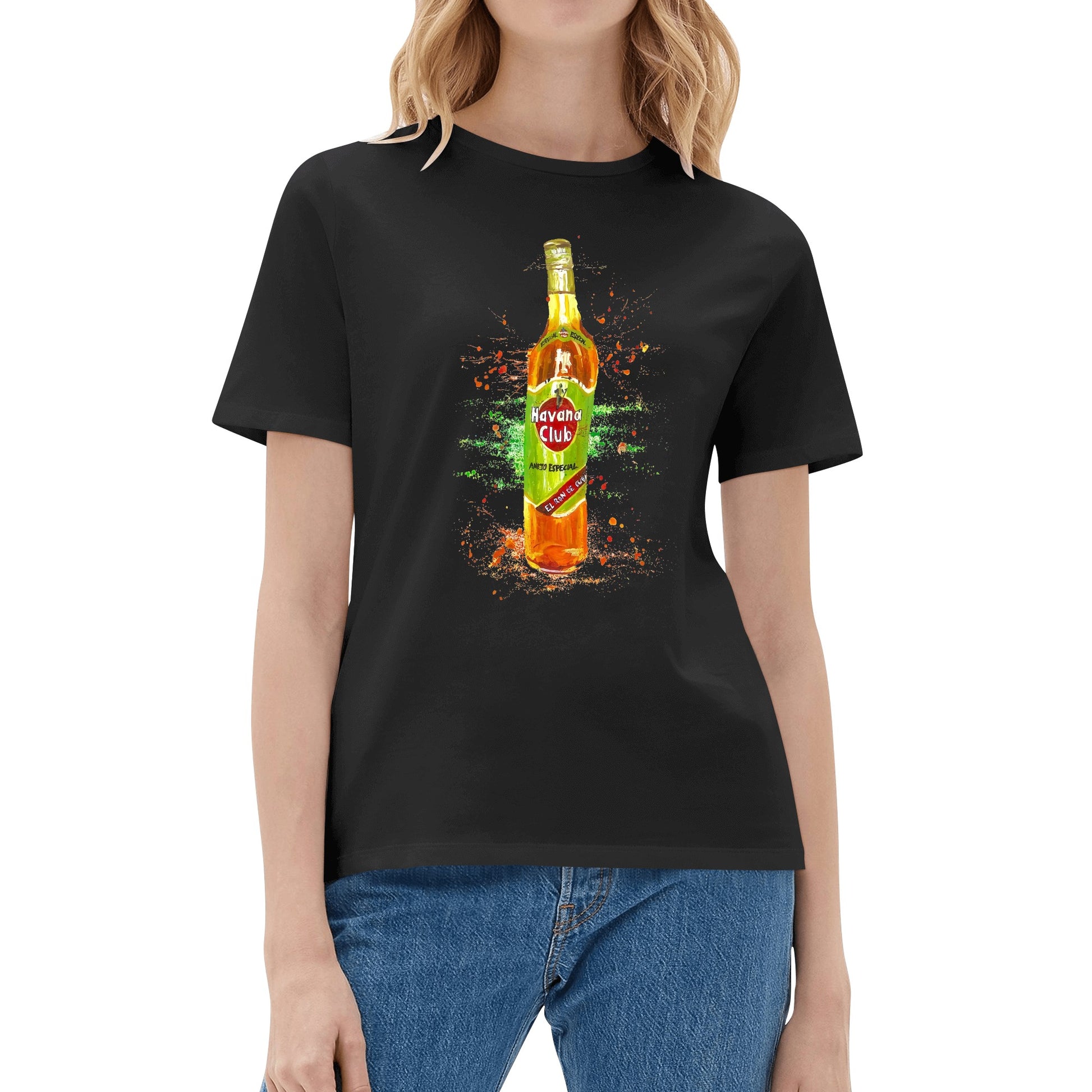 T-Shirt Havana Club watercolor DrinkandArt