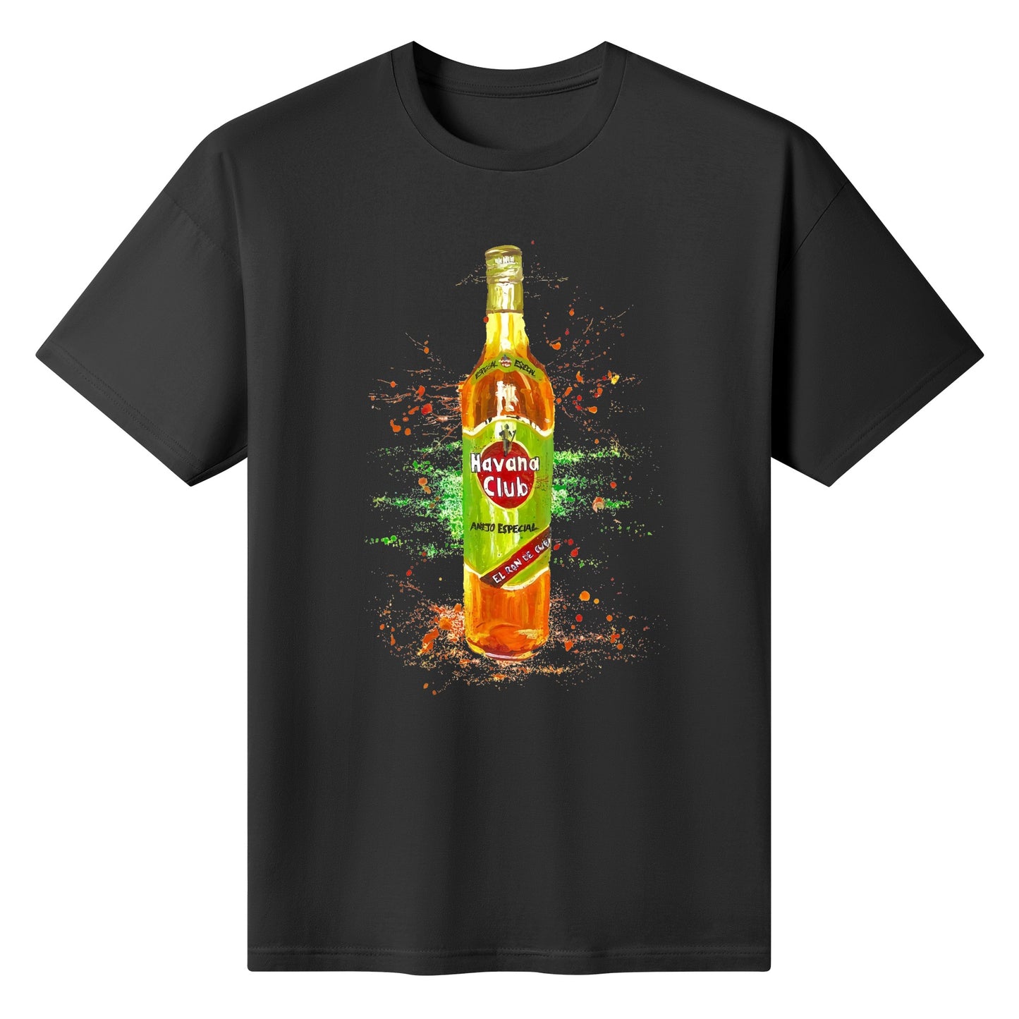 T-Shirt Havana Club watercolor DrinkandArt