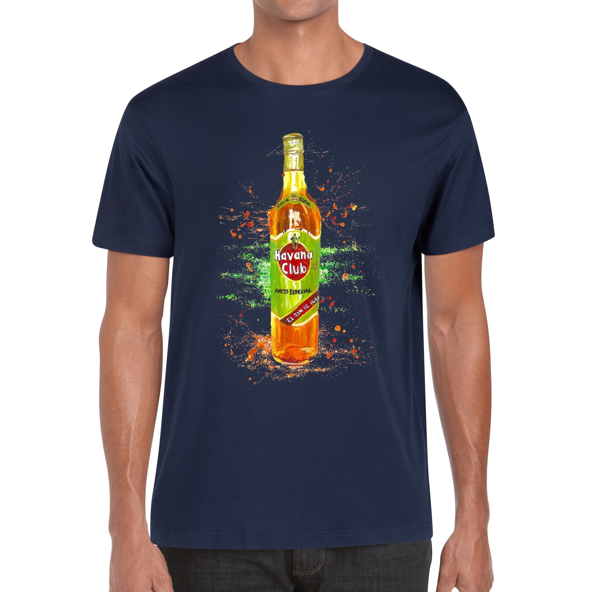 T-Shirt Havana Club watercolor DrinkandArt