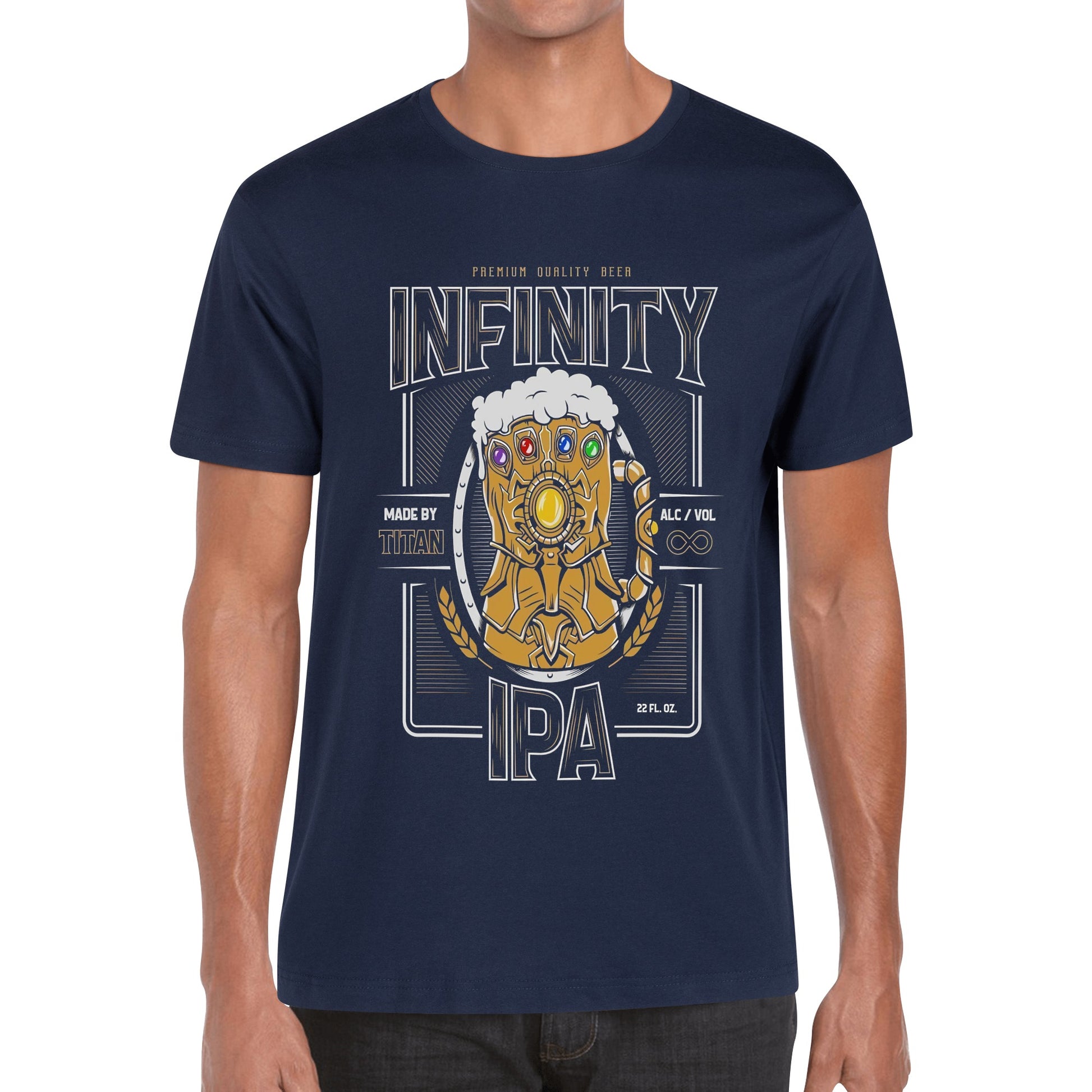 T-Shirt Infinity IPA craft beer DrinkandArt