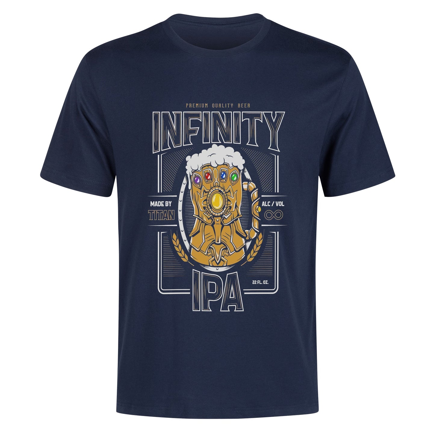 T-Shirt Infinity IPA craft beer DrinkandArt