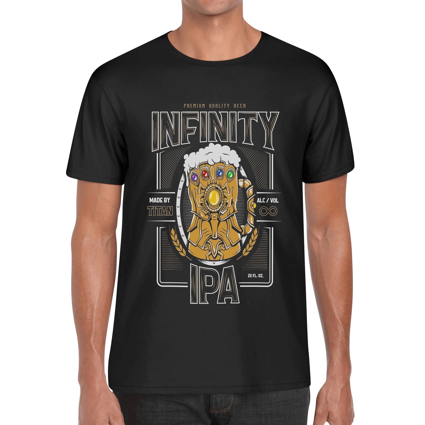 T-Shirt Infinity IPA craft beer DrinkandArt