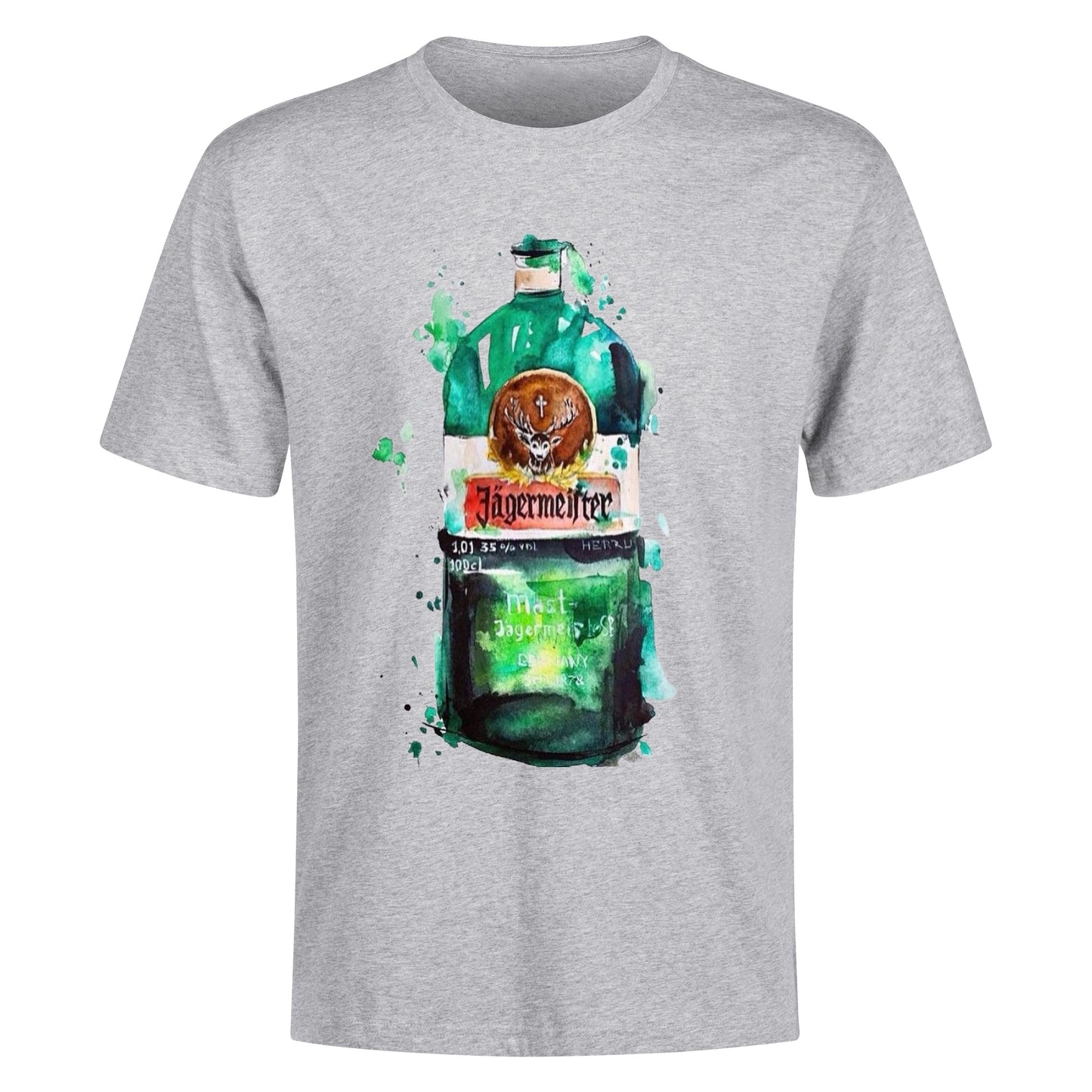 T-Shirt Jägermeister watercolor DrinkandArt