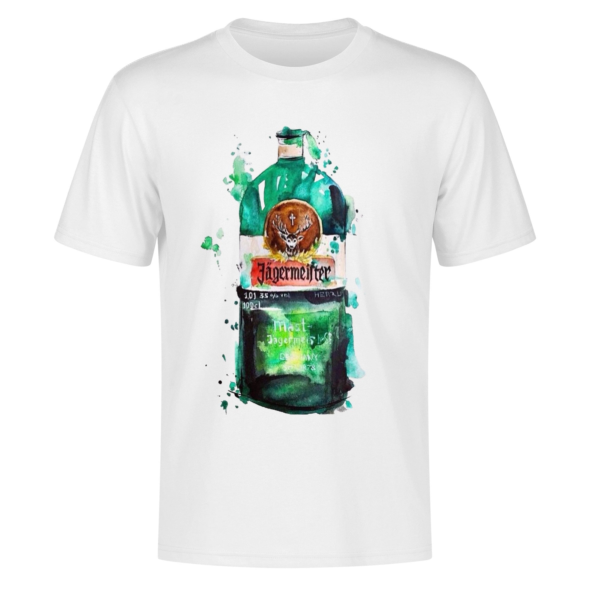 T-Shirt Jägermeister watercolor DrinkandArt