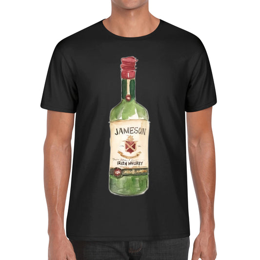 T-Shirt Jameson watercolor DrinkandArt