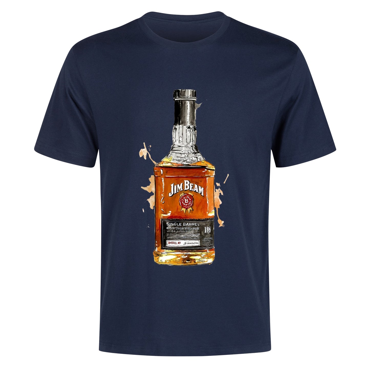 T-Shirt Jim Beam watercolor DrinkandArt