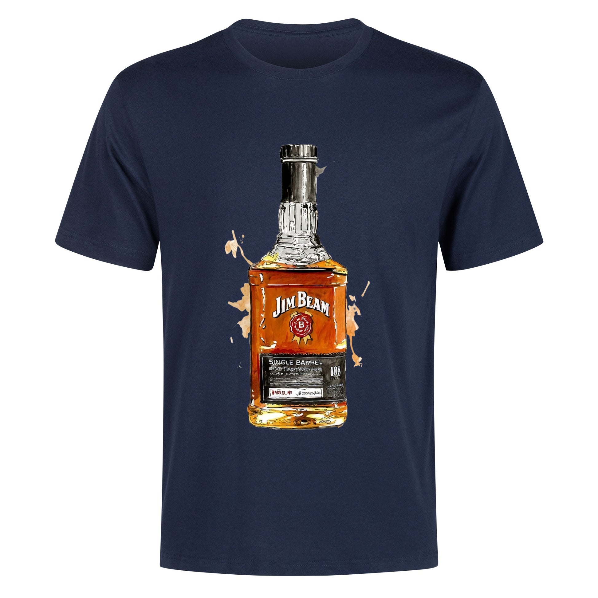 T-Shirt Jim Beam watercolor DrinkandArt