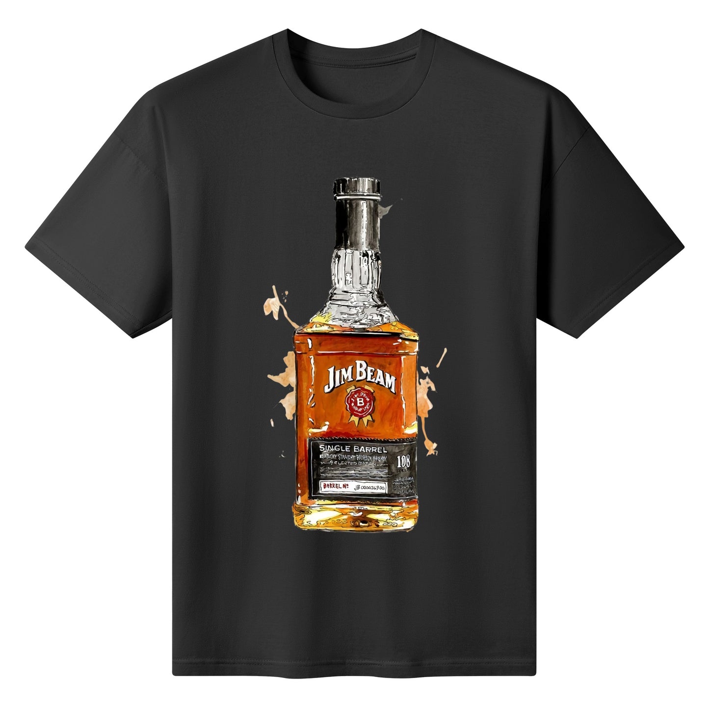 T-Shirt Jim Beam watercolor DrinkandArt