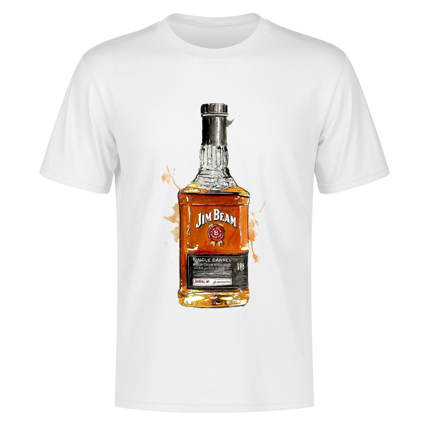 T-Shirt Jim Beam watercolor DrinkandArt