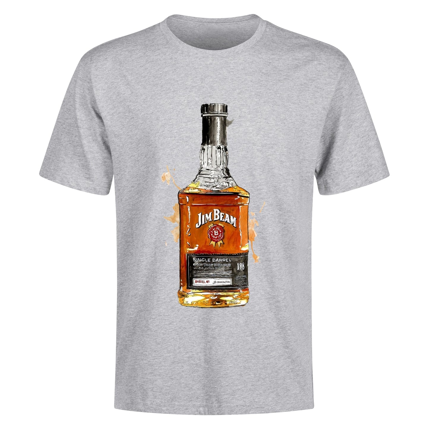 T-Shirt Jim Beam watercolor DrinkandArt