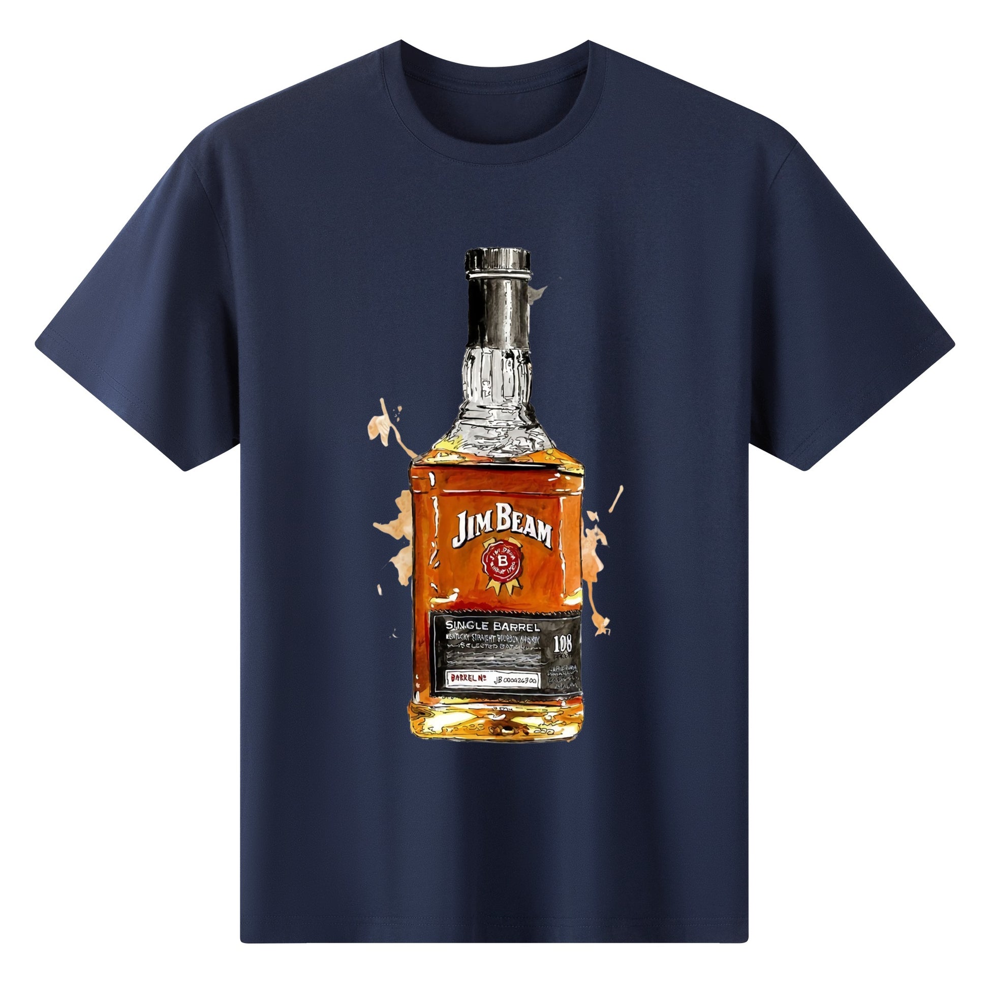 T-Shirt Jim Beam watercolor DrinkandArt