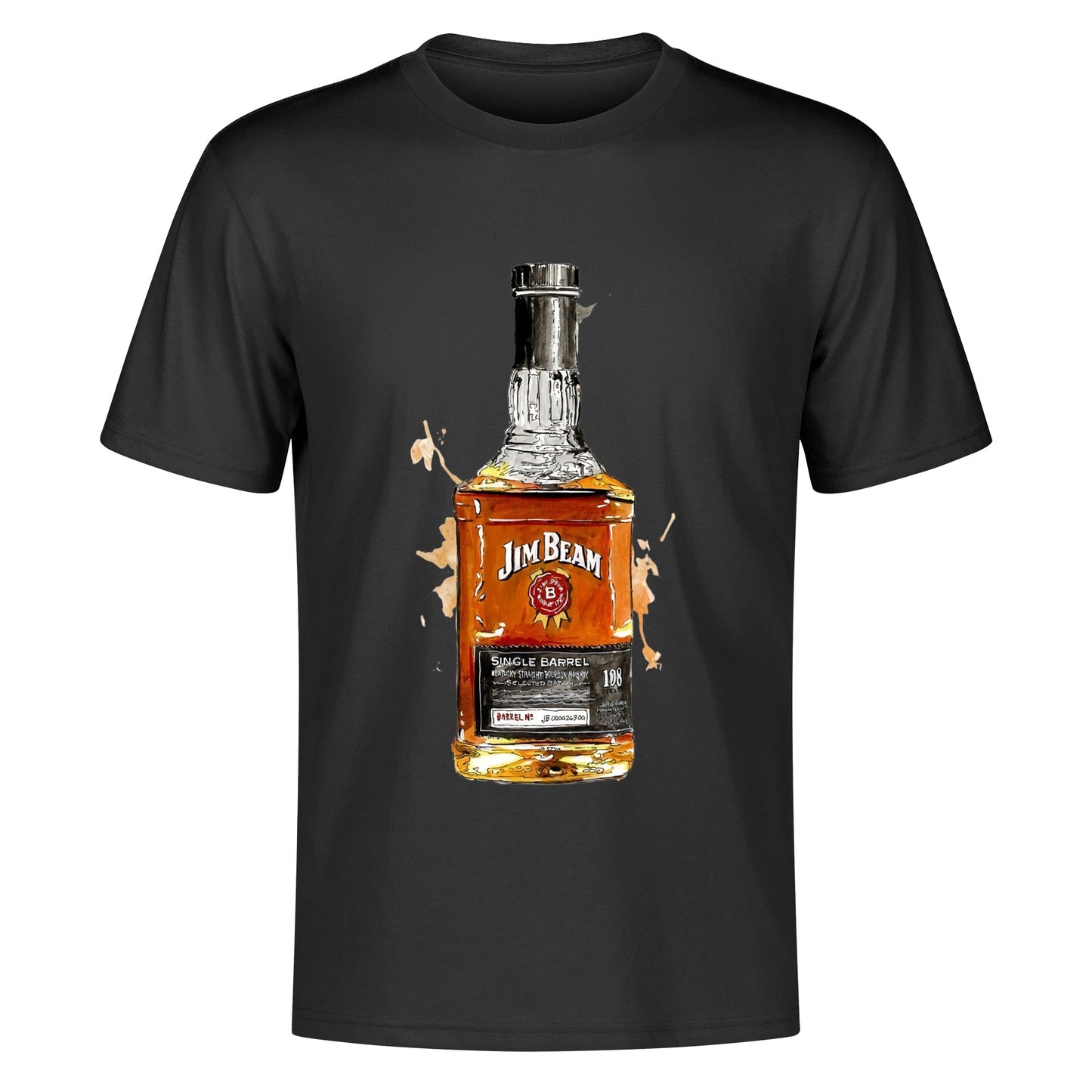 T-Shirt Jim Beam watercolor DrinkandArt