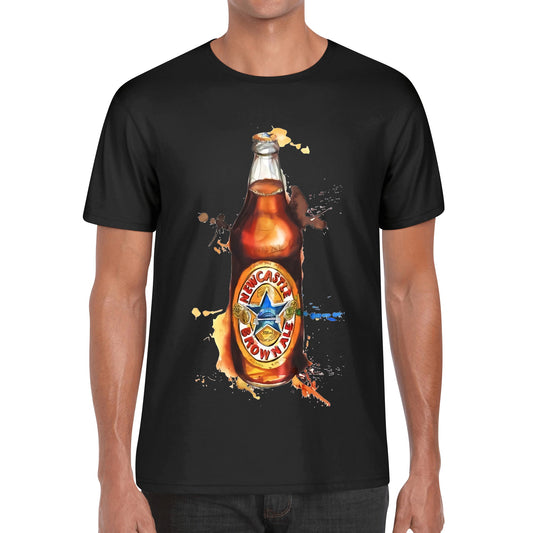 T-Shirt New Castle Beer Watercolor DrinkandArt