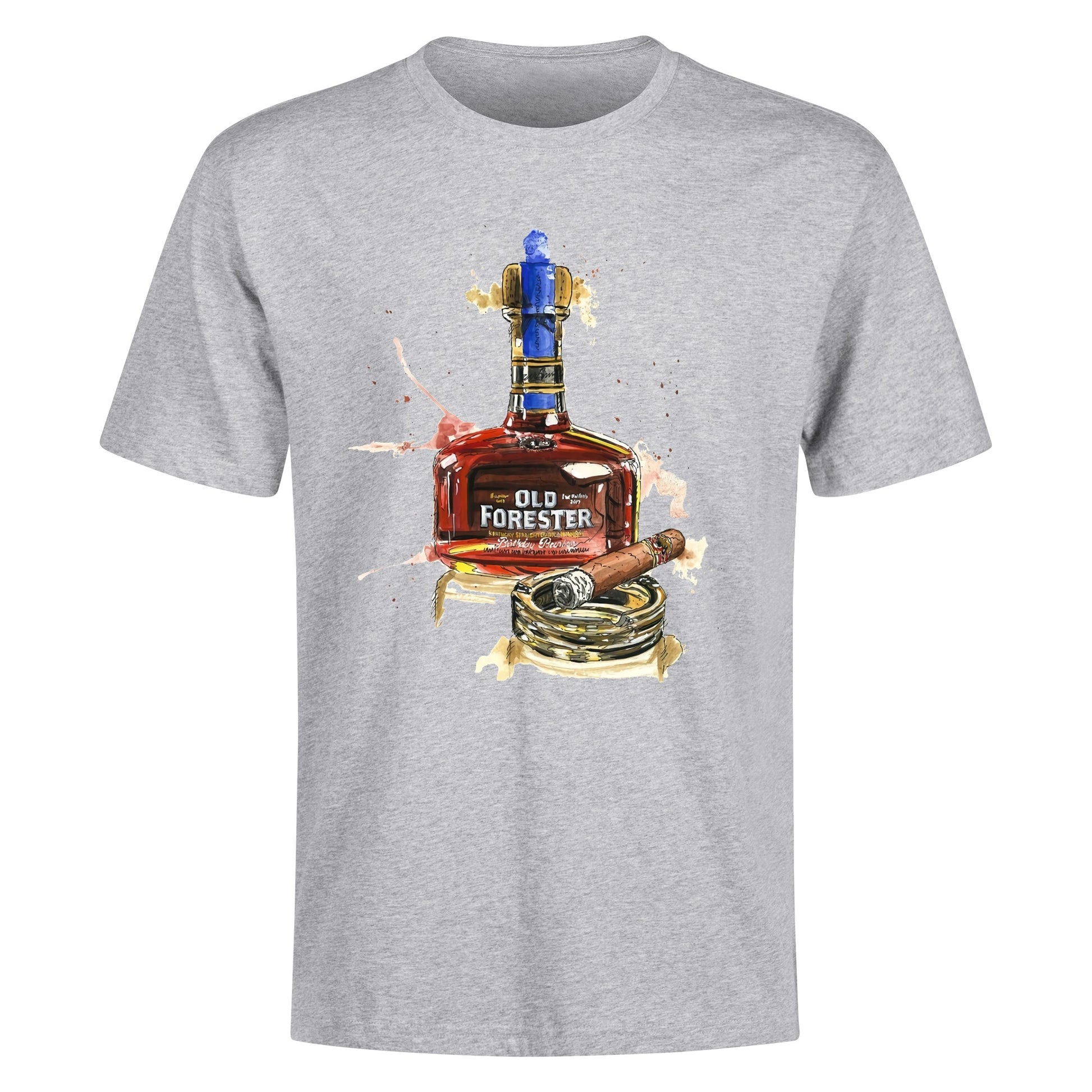 T-Shirt Old Forester watercolor DrinkandArt