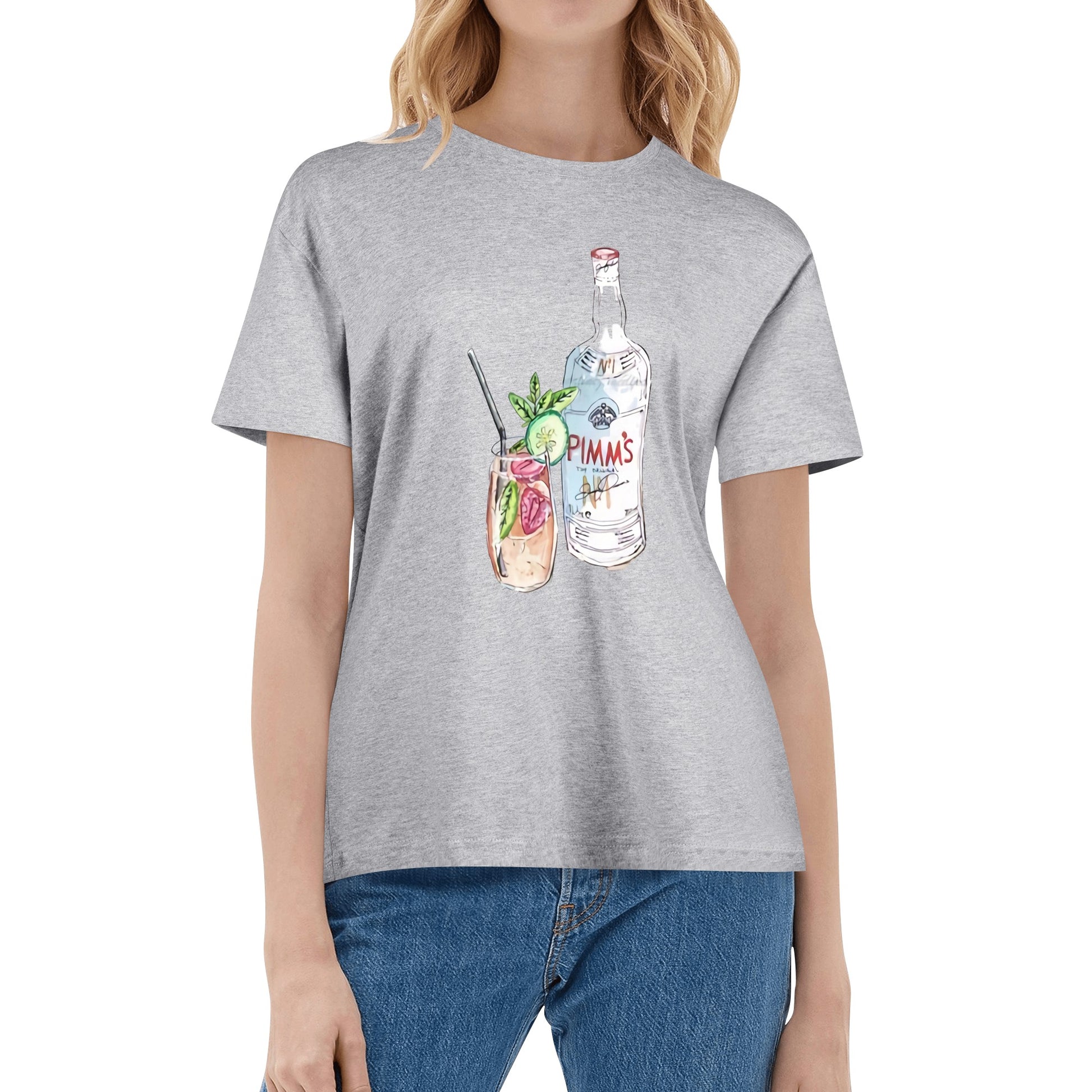 T-Shirt Pimms watercolor DrinkandArt