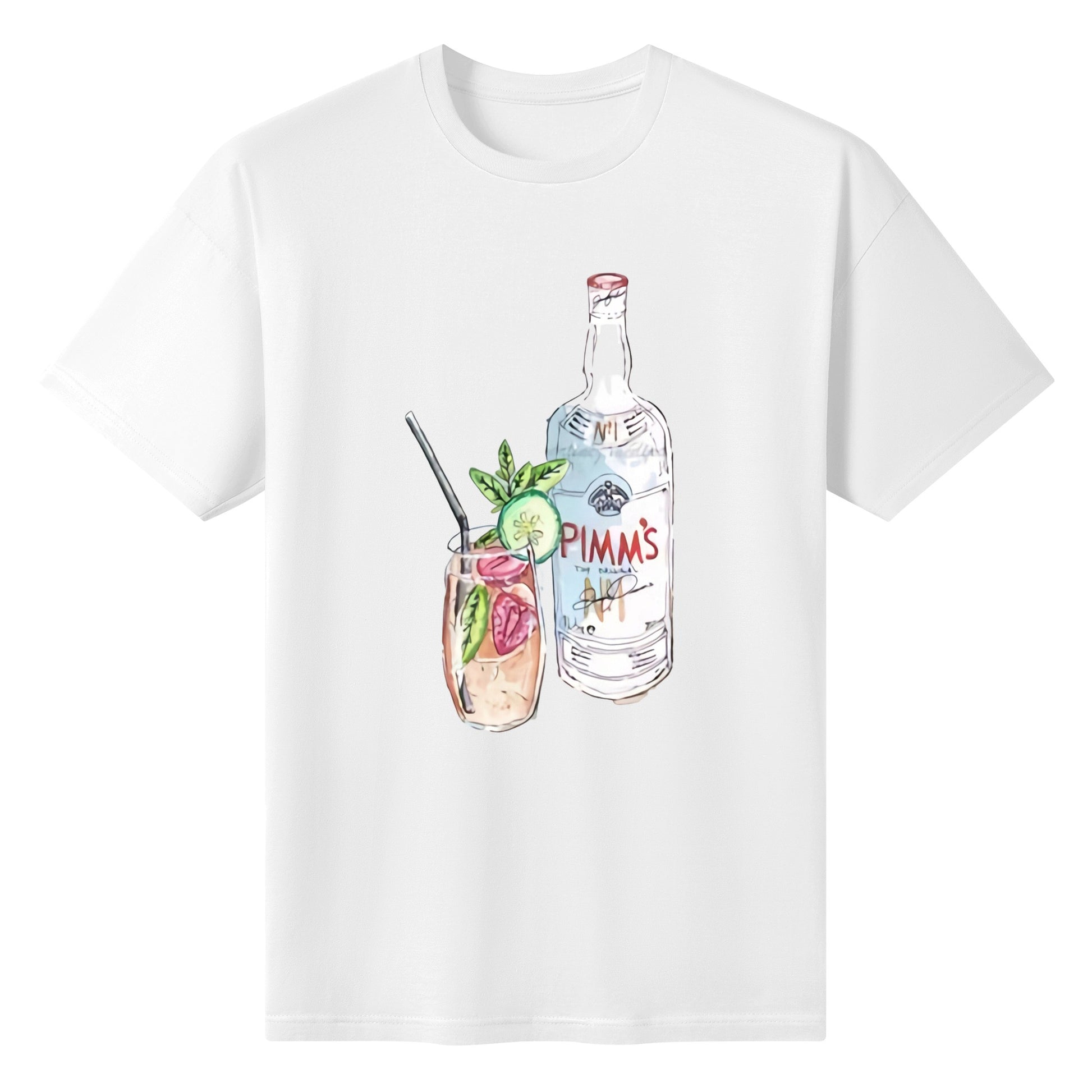 T-Shirt Pimms watercolor DrinkandArt