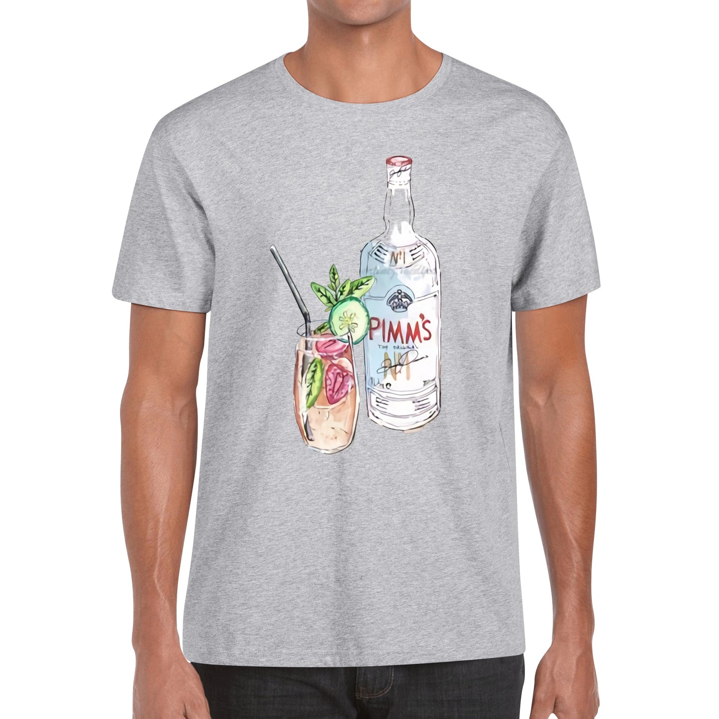 T-Shirt Pimms watercolor DrinkandArt