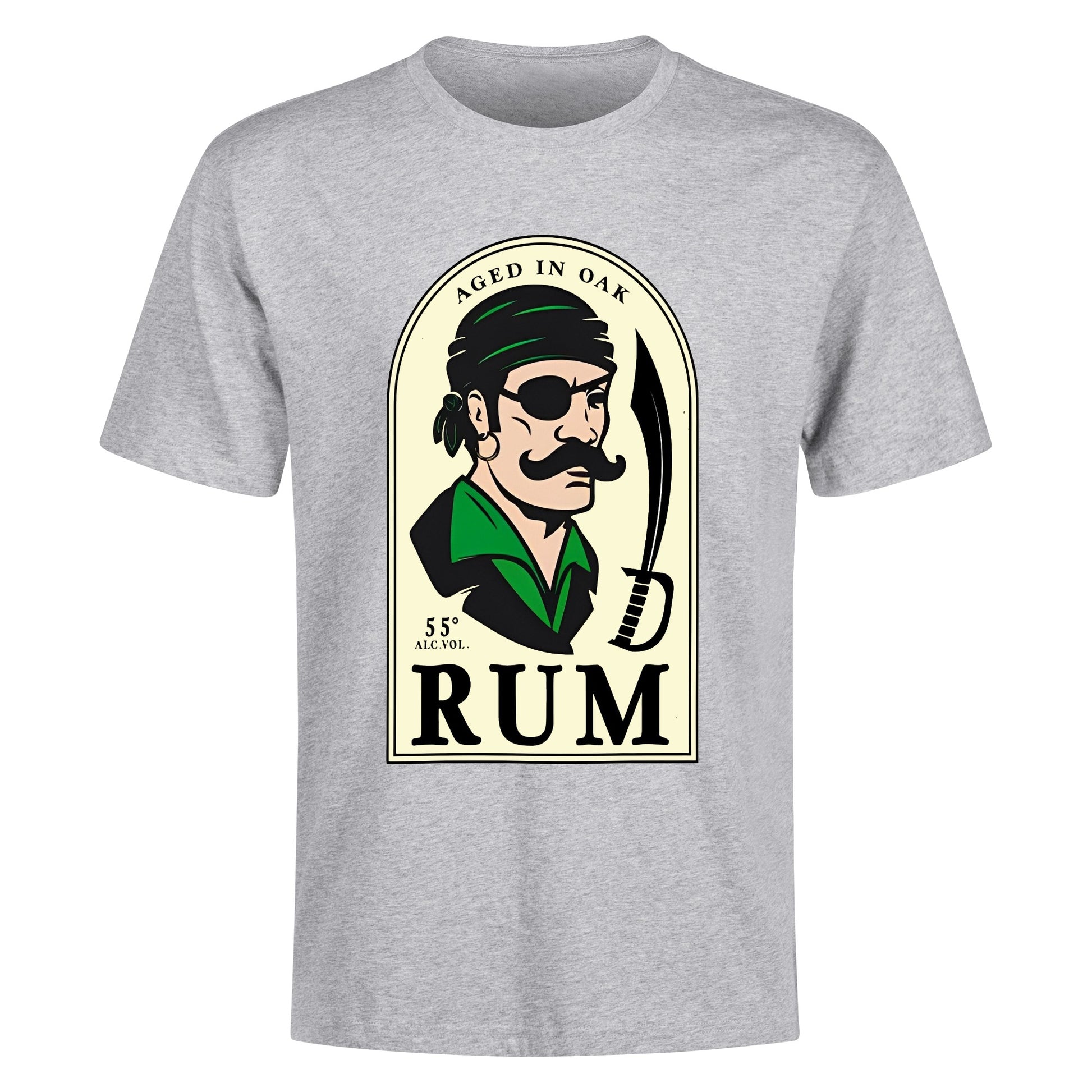 T-Shirt Rum Pirate logo DrinkandArt