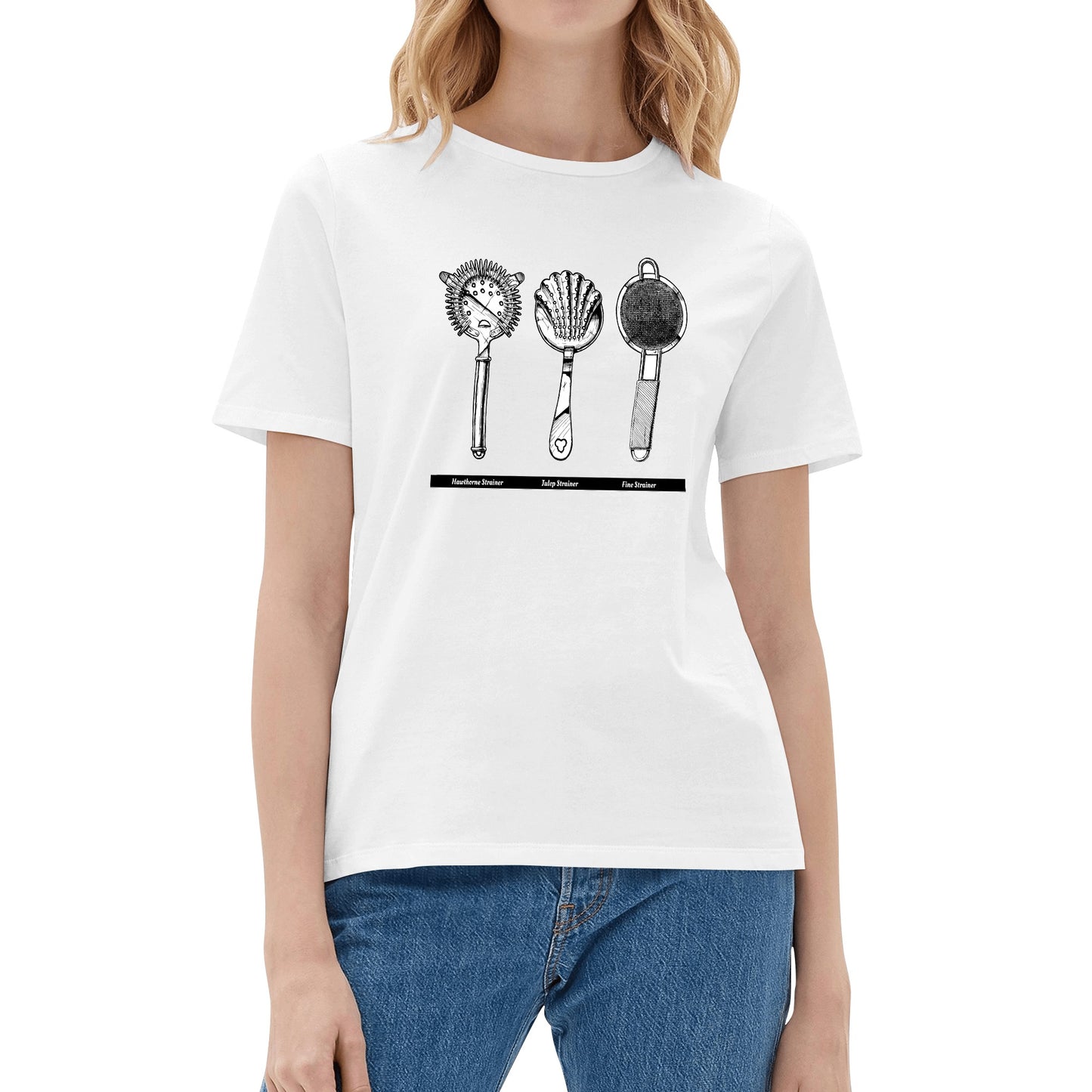 T-Shirt Strainer drawing DrinkandArt