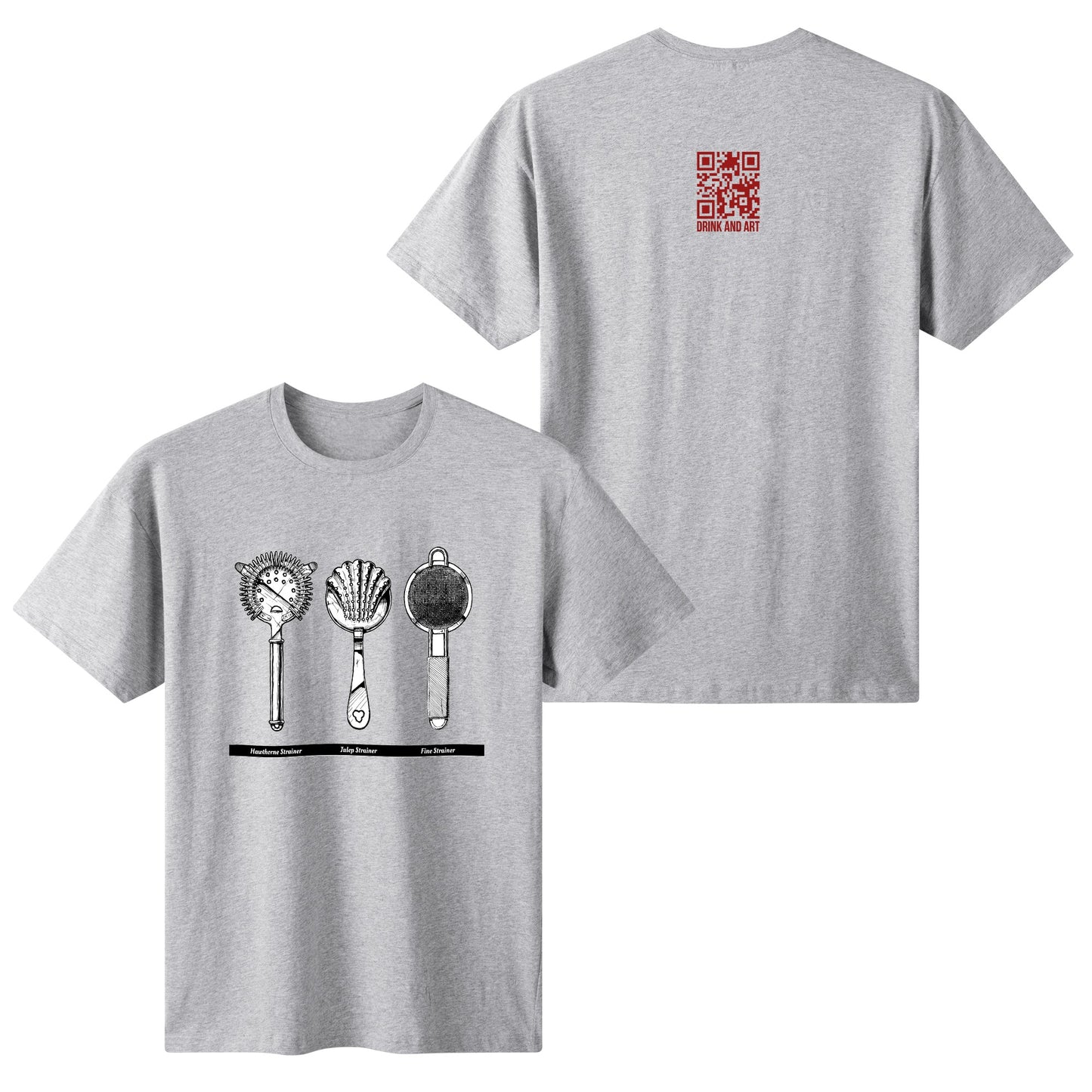 T-Shirt Strainer drawing DrinkandArt