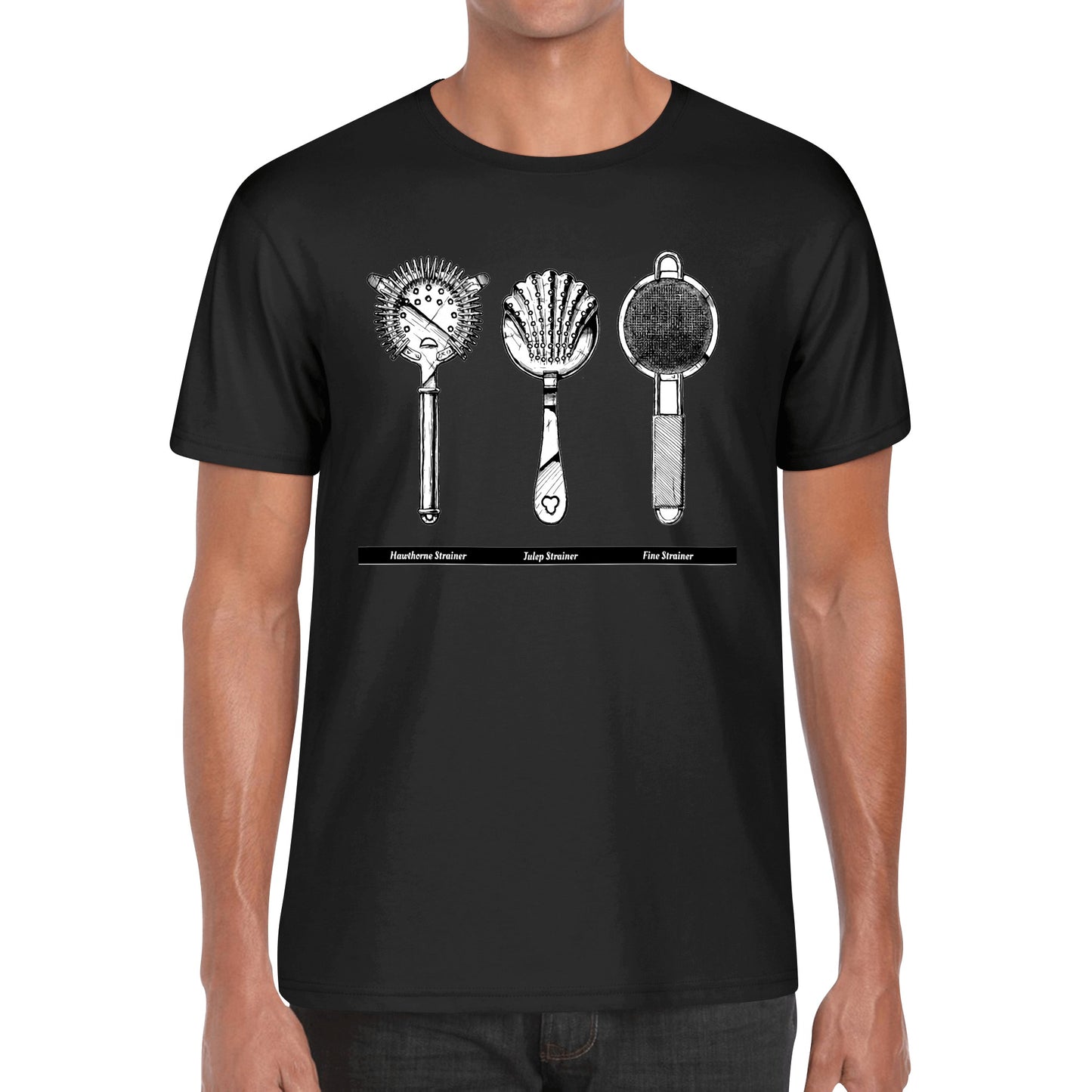 T-Shirt Strainer drawing DrinkandArt