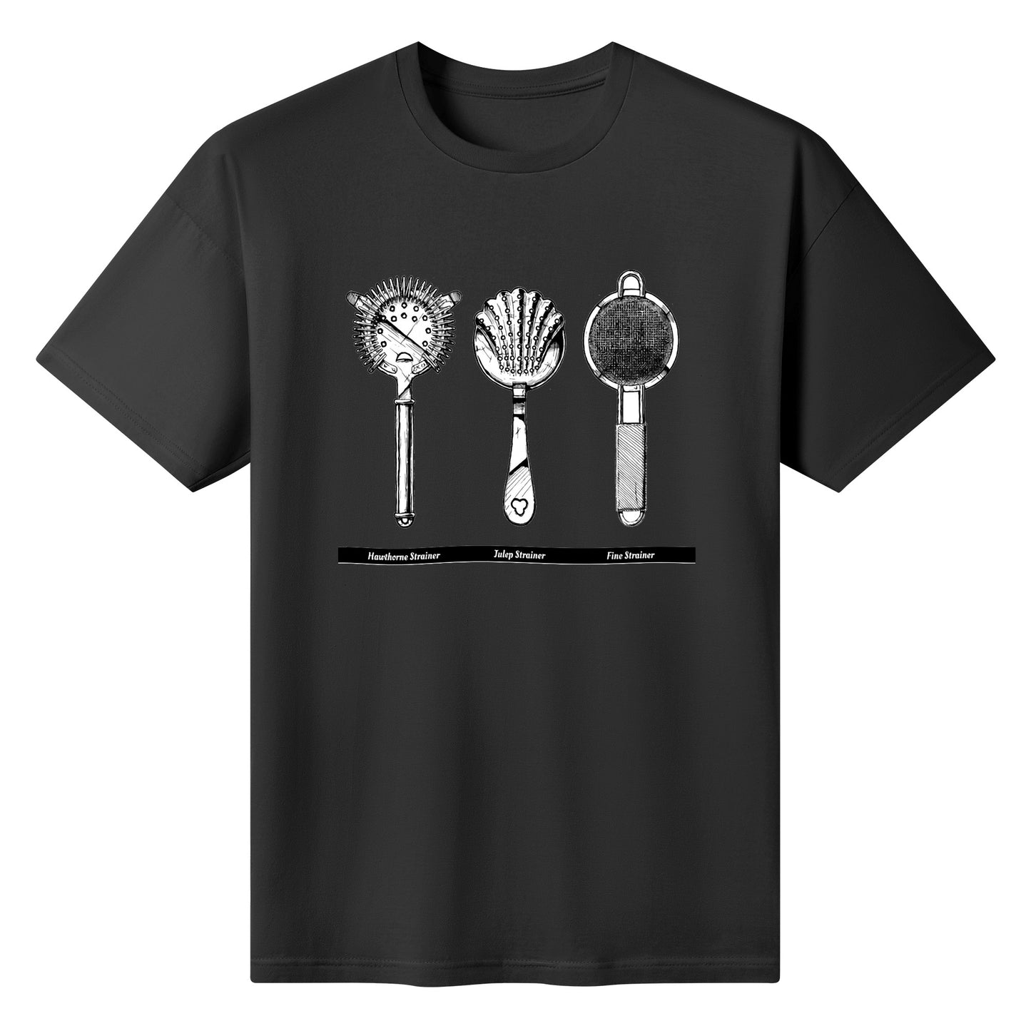 T-Shirt Strainer drawing DrinkandArt