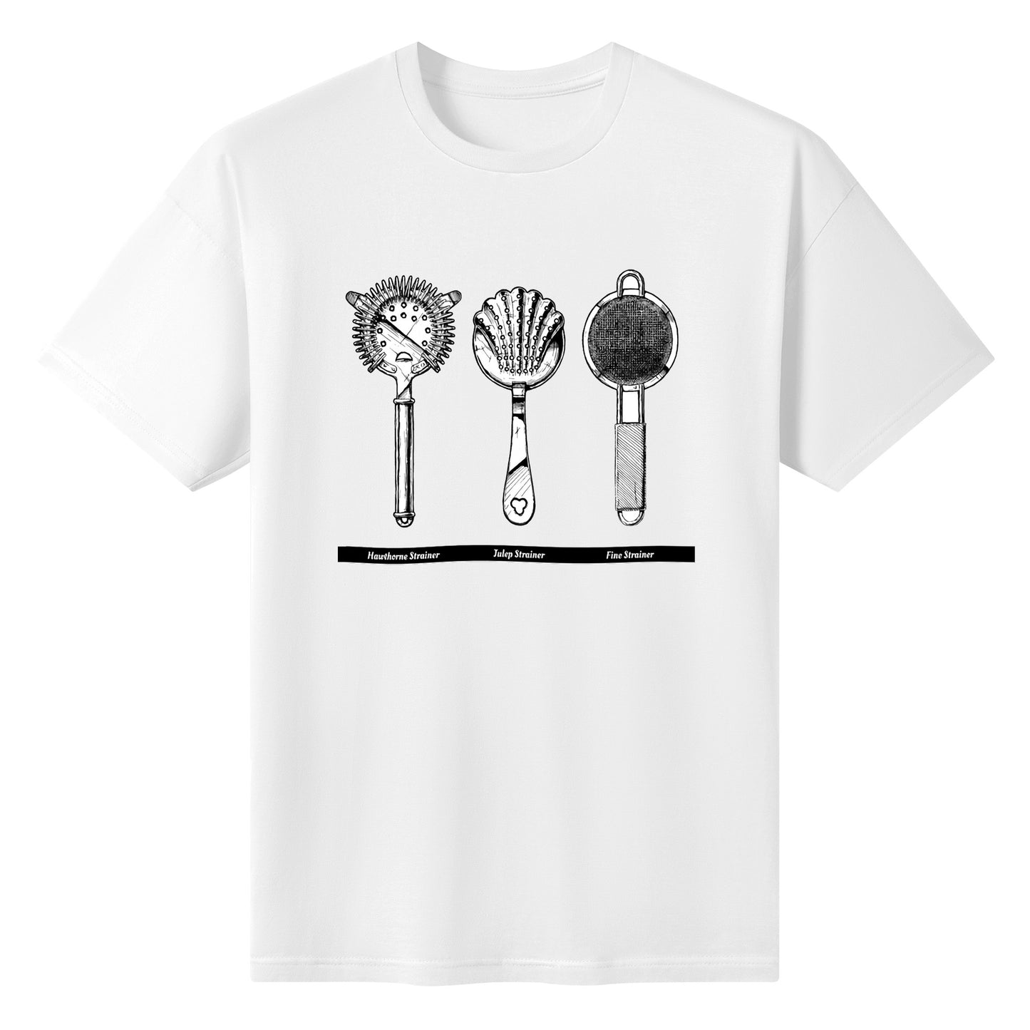 T-Shirt Strainer drawing DrinkandArt