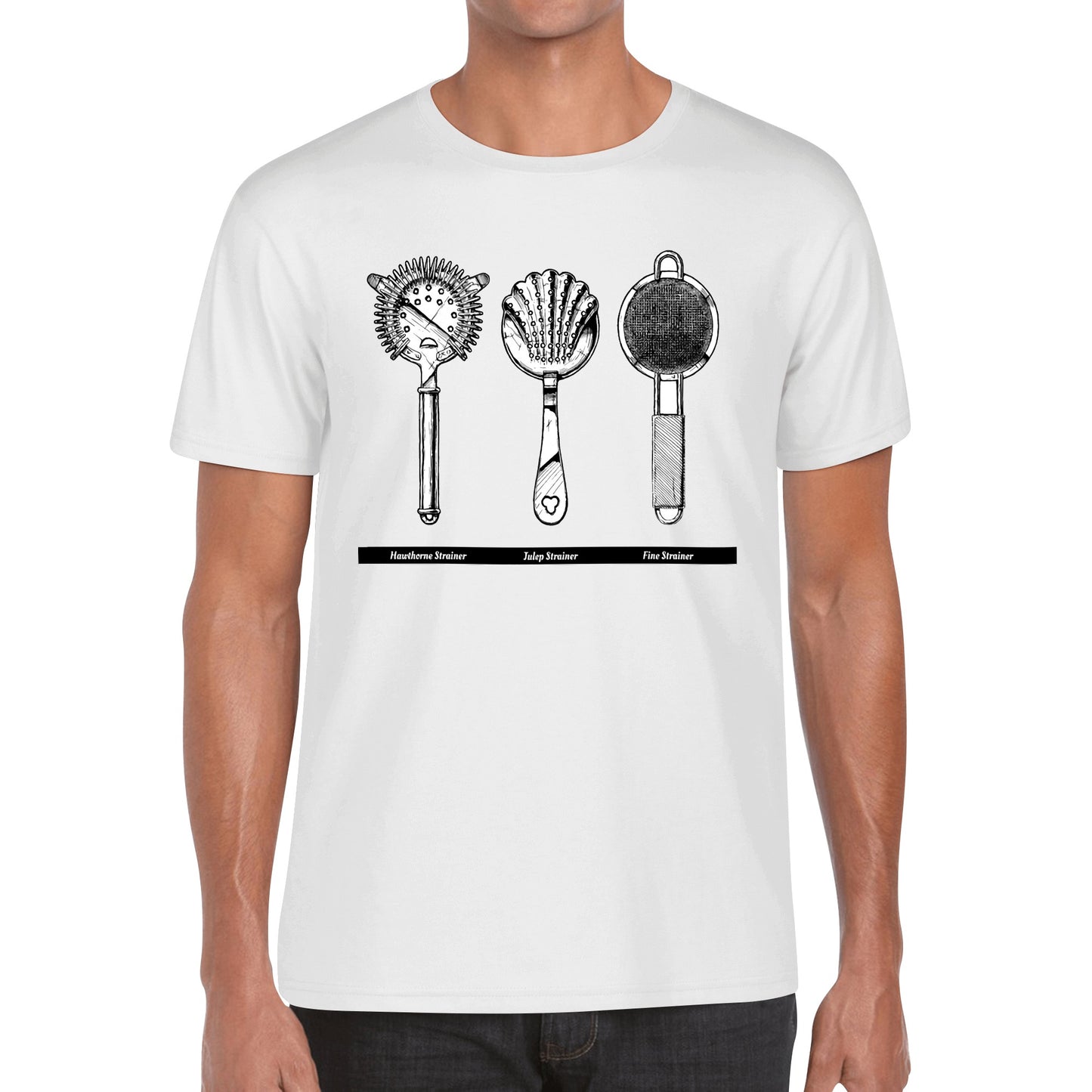 T-Shirt Strainer drawing DrinkandArt