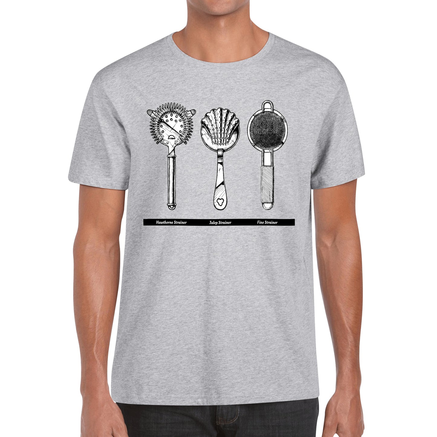 T-Shirt Strainer drawing DrinkandArt