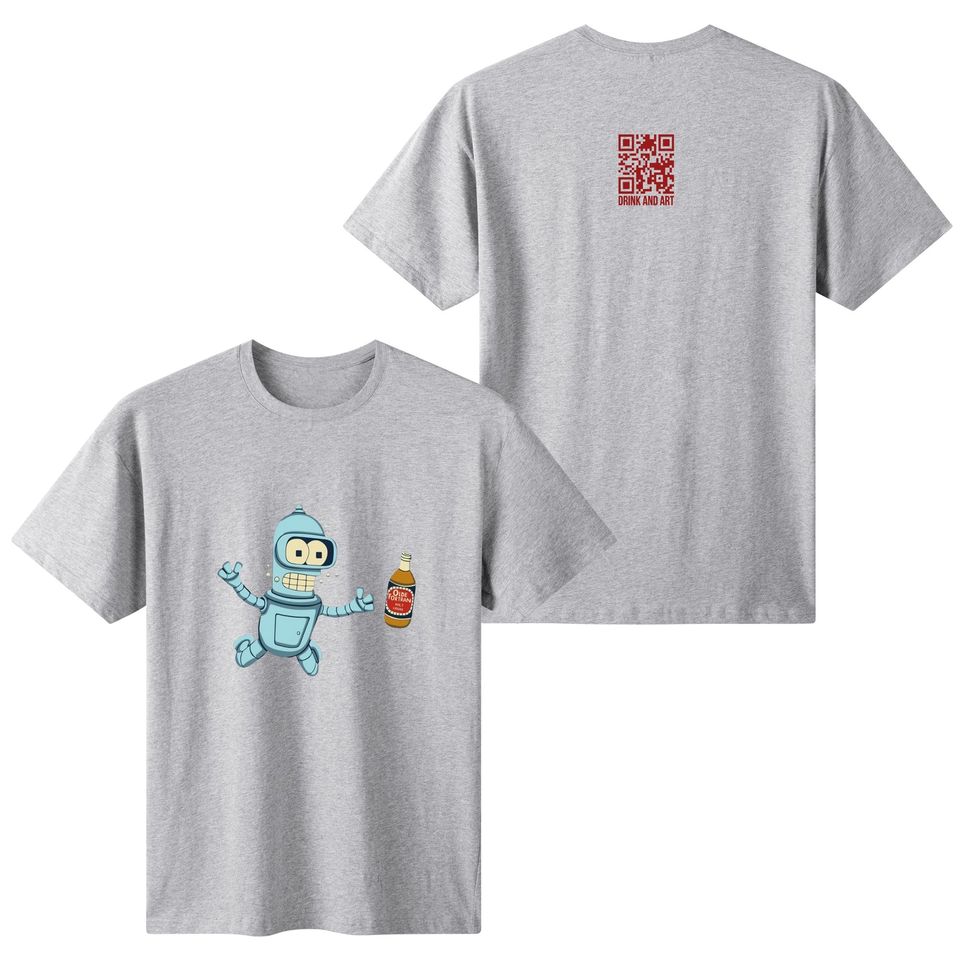 T-Shirt baby Bender satire DrinkandArt