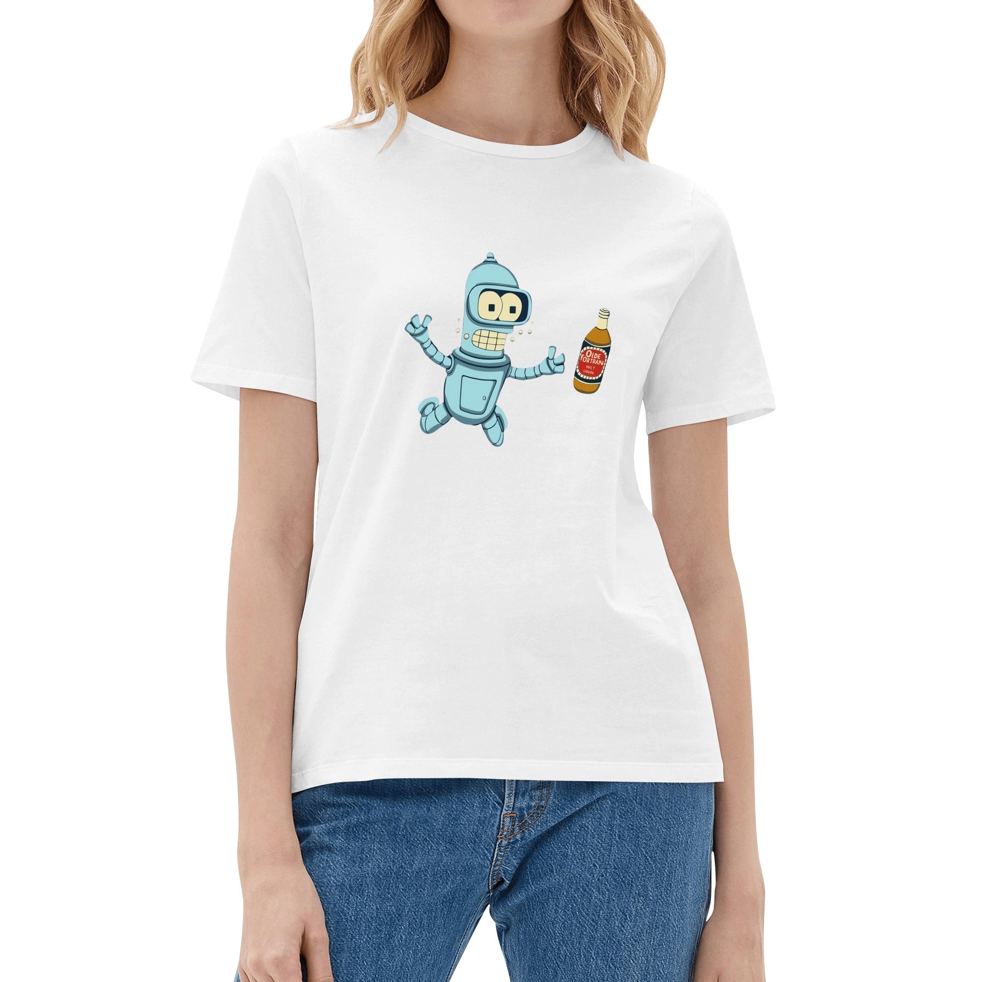 T-Shirt baby Bender satire DrinkandArt