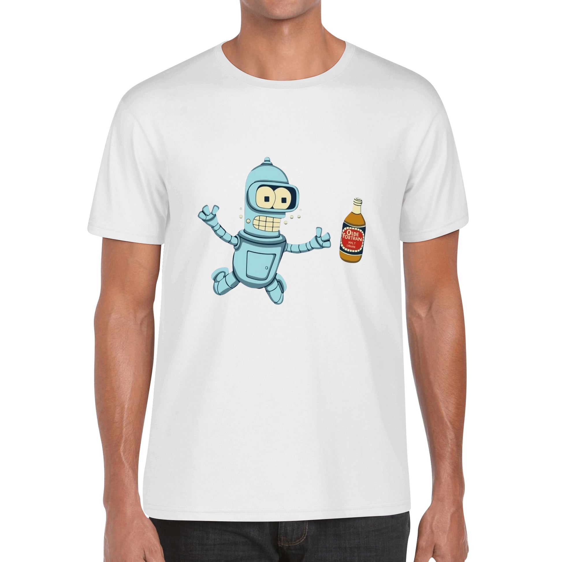 T-Shirt baby Bender satire DrinkandArt