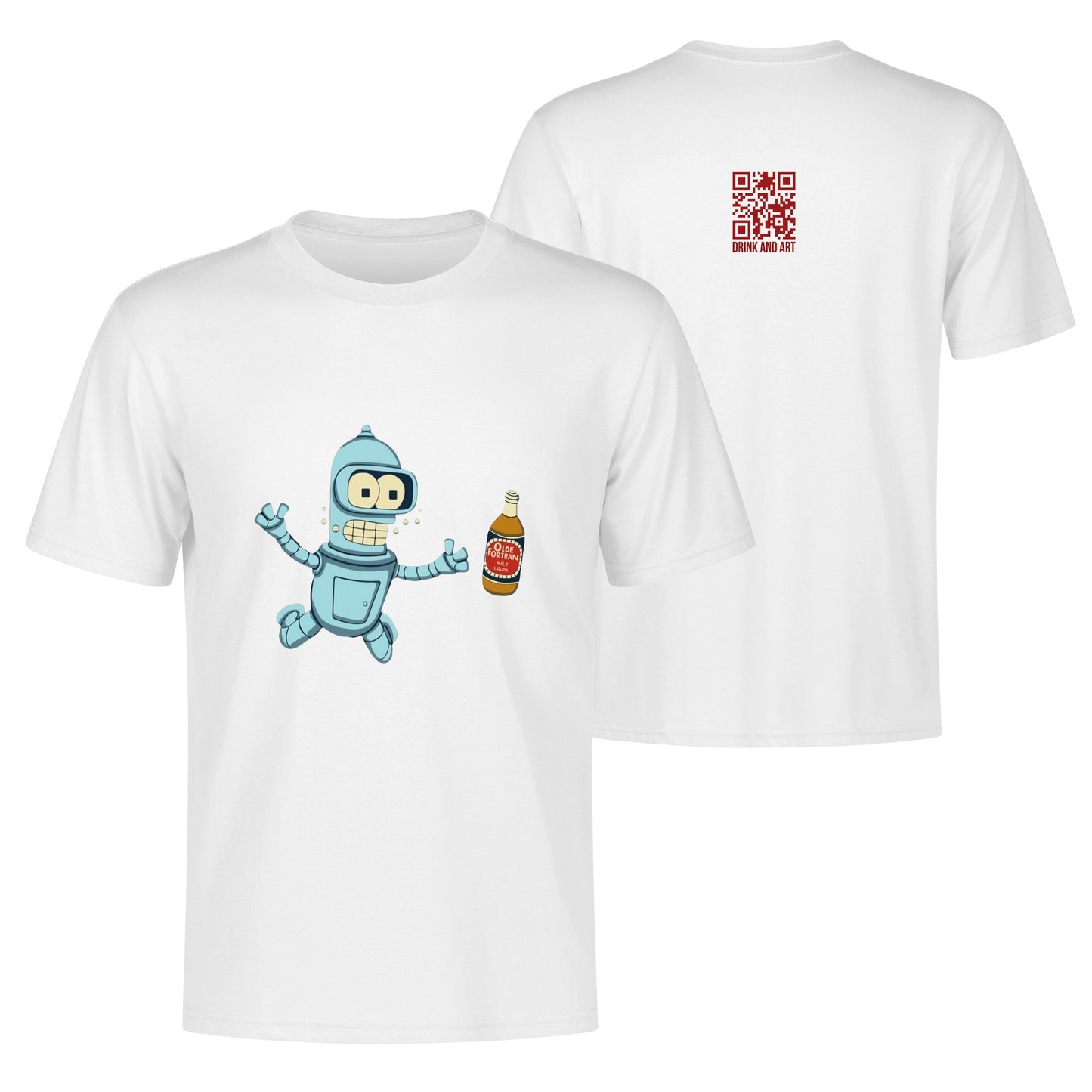 T-Shirt baby Bender satire DrinkandArt