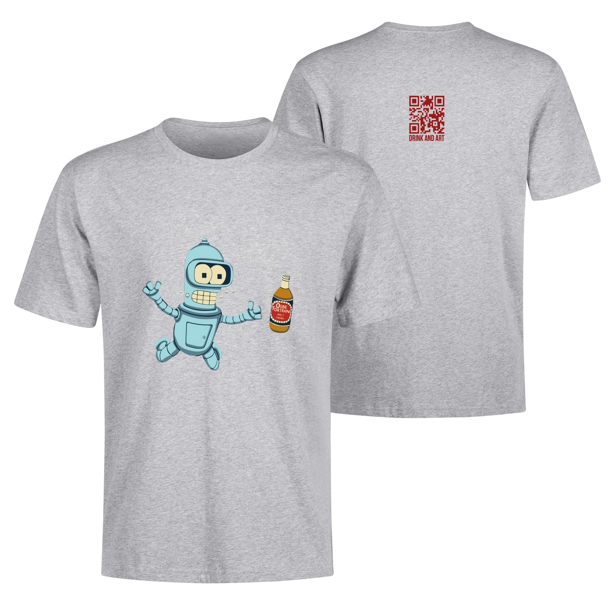 T-Shirt baby Bender satire DrinkandArt