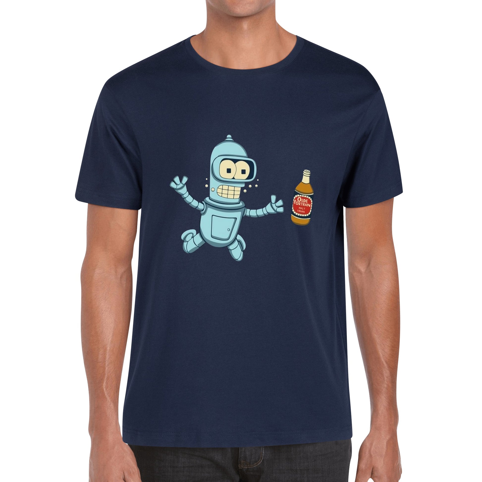 T-Shirt baby Bender satire DrinkandArt