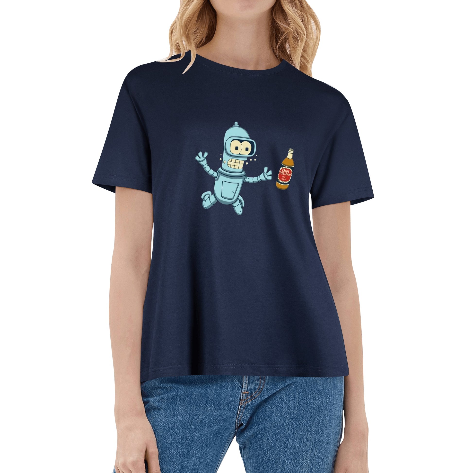 T-Shirt baby Bender satire DrinkandArt