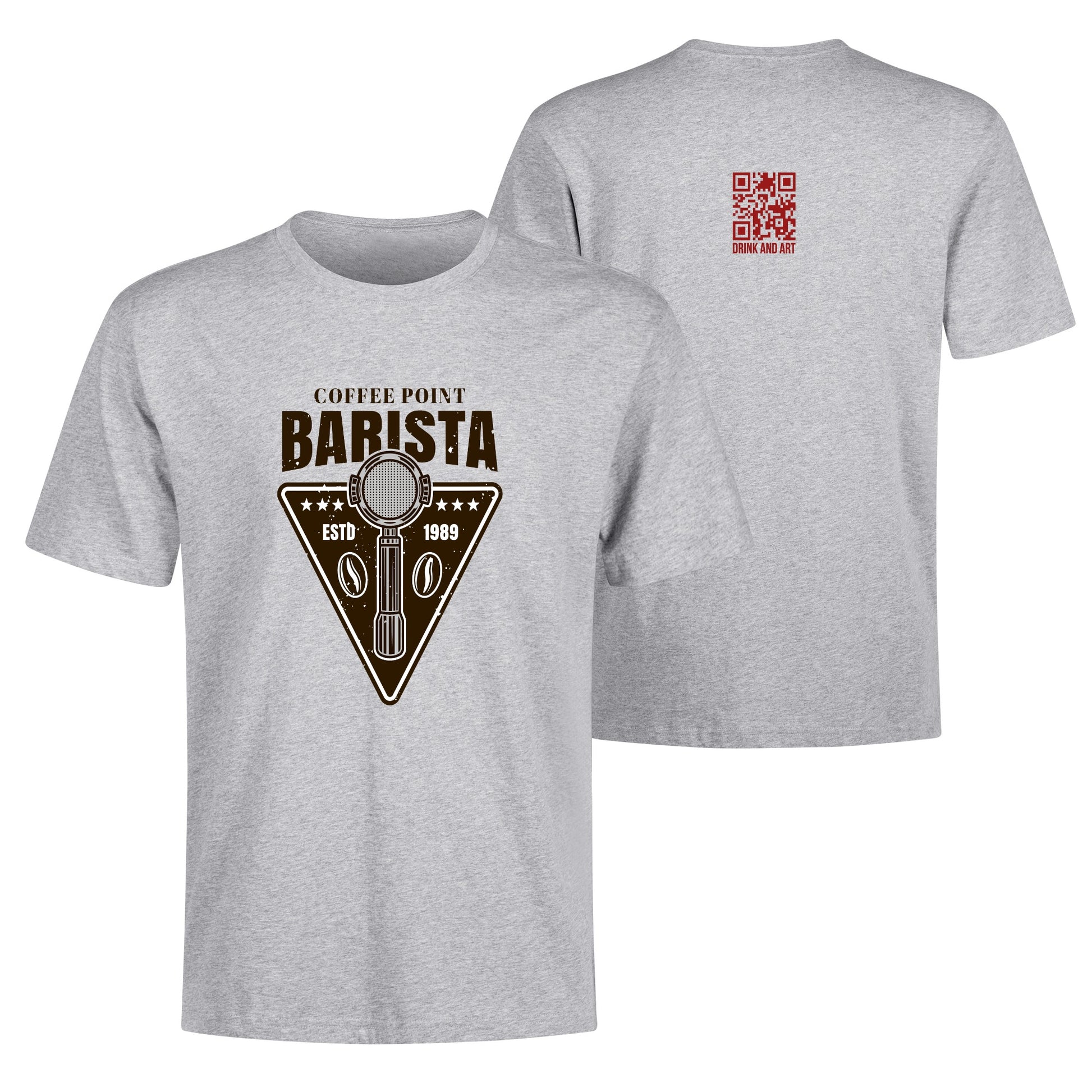 T-Shirt barista coffe point logo DrinkandArt