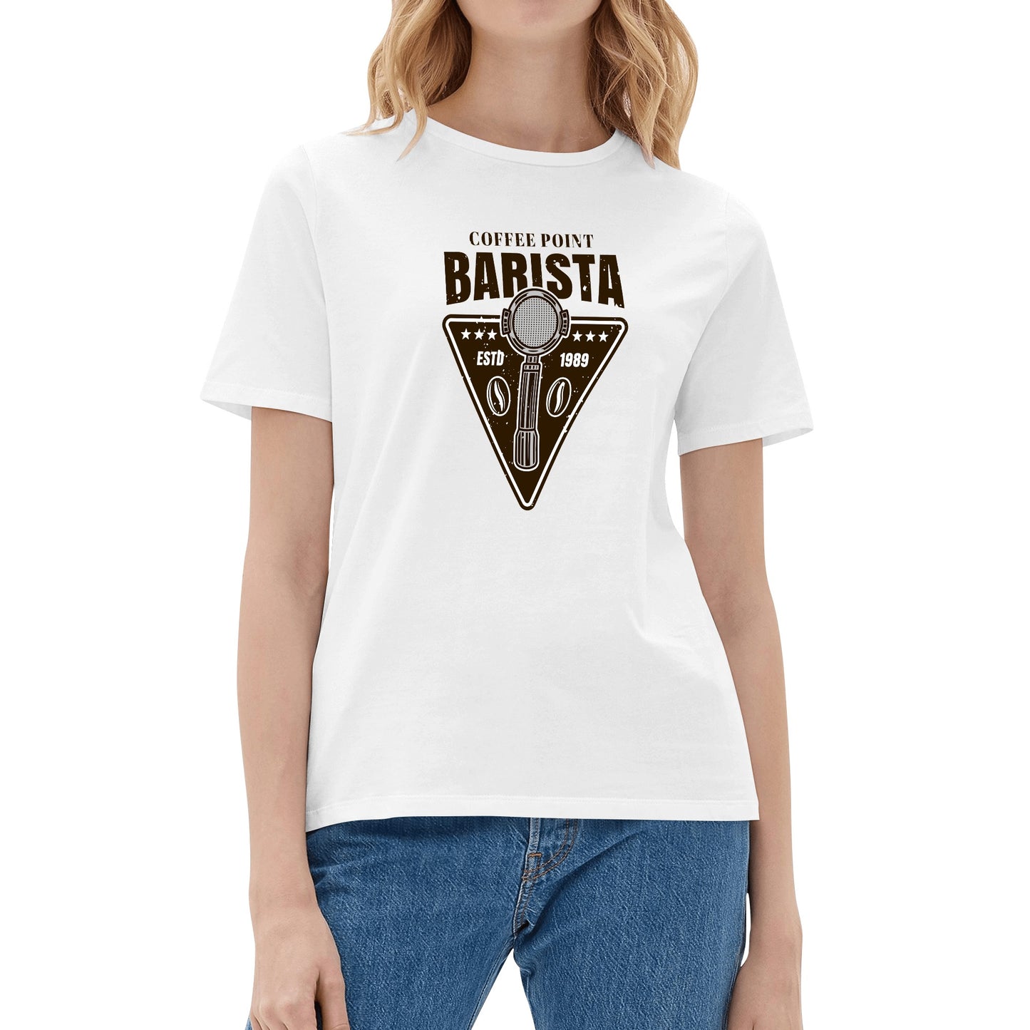 T-Shirt barista coffe point logo DrinkandArt