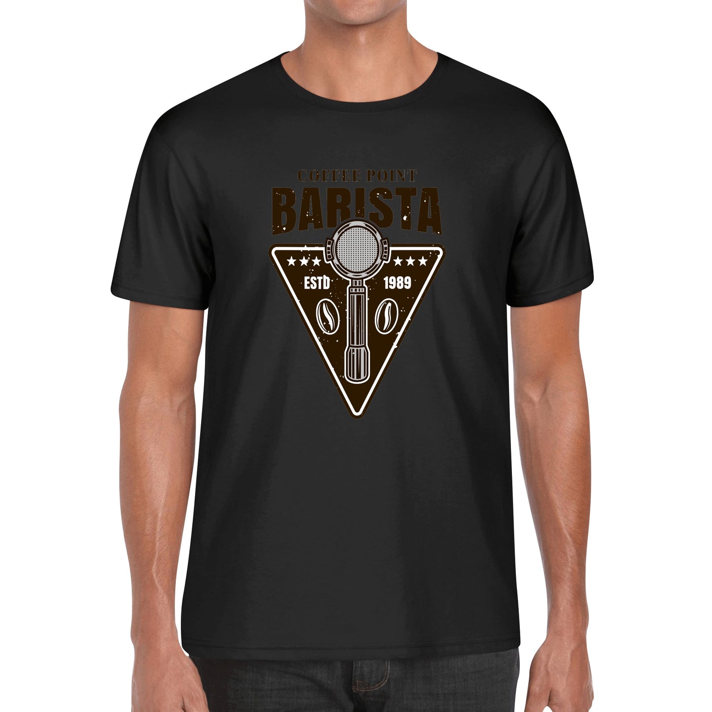 T-Shirt barista coffe point logo DrinkandArt