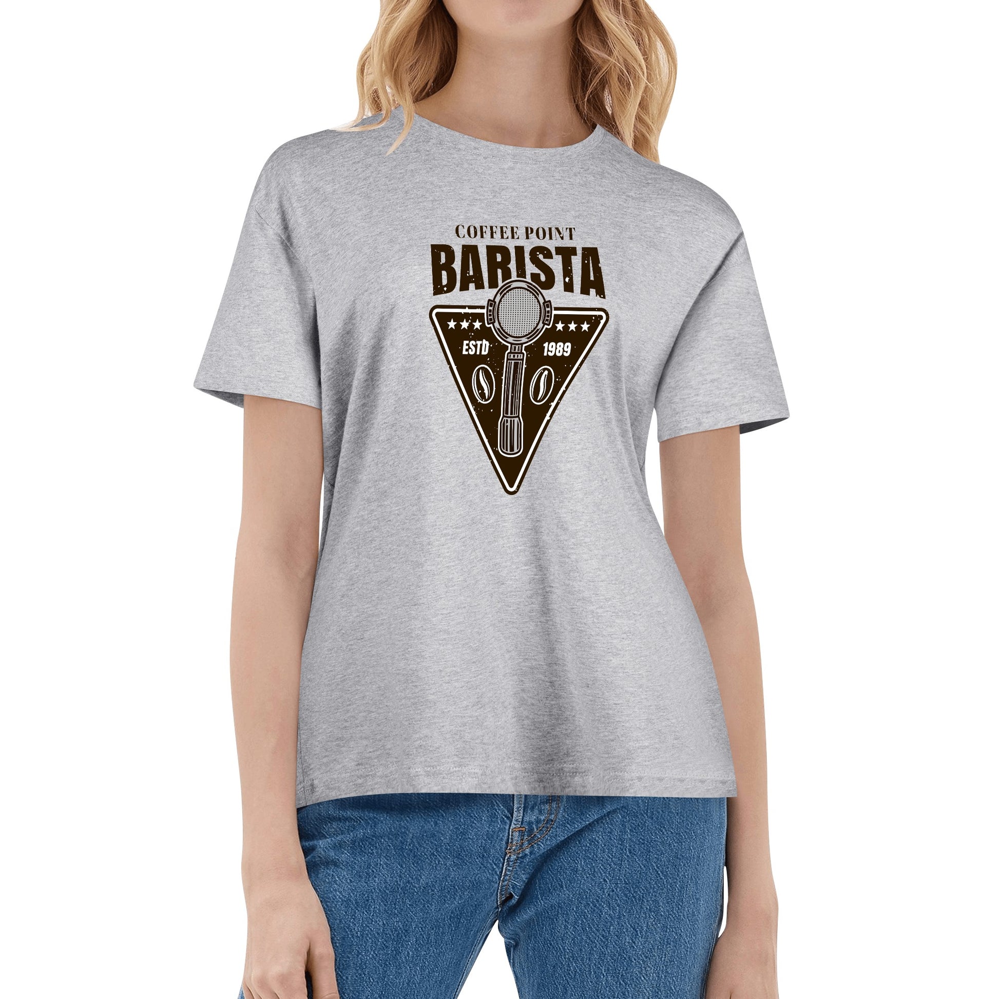 T-Shirt barista coffe point logo DrinkandArt