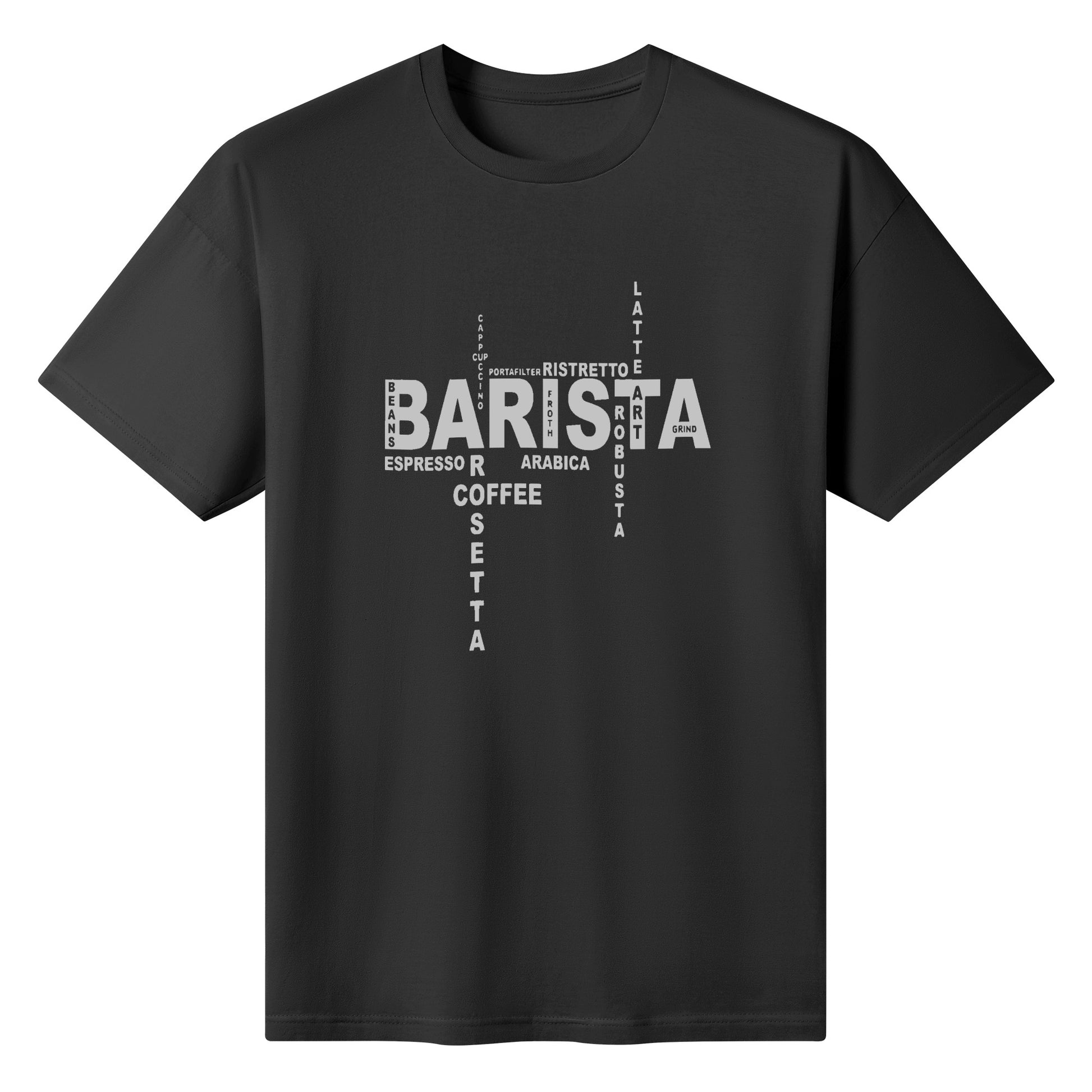 T-Shirt barista types of coffee DrinkandArt